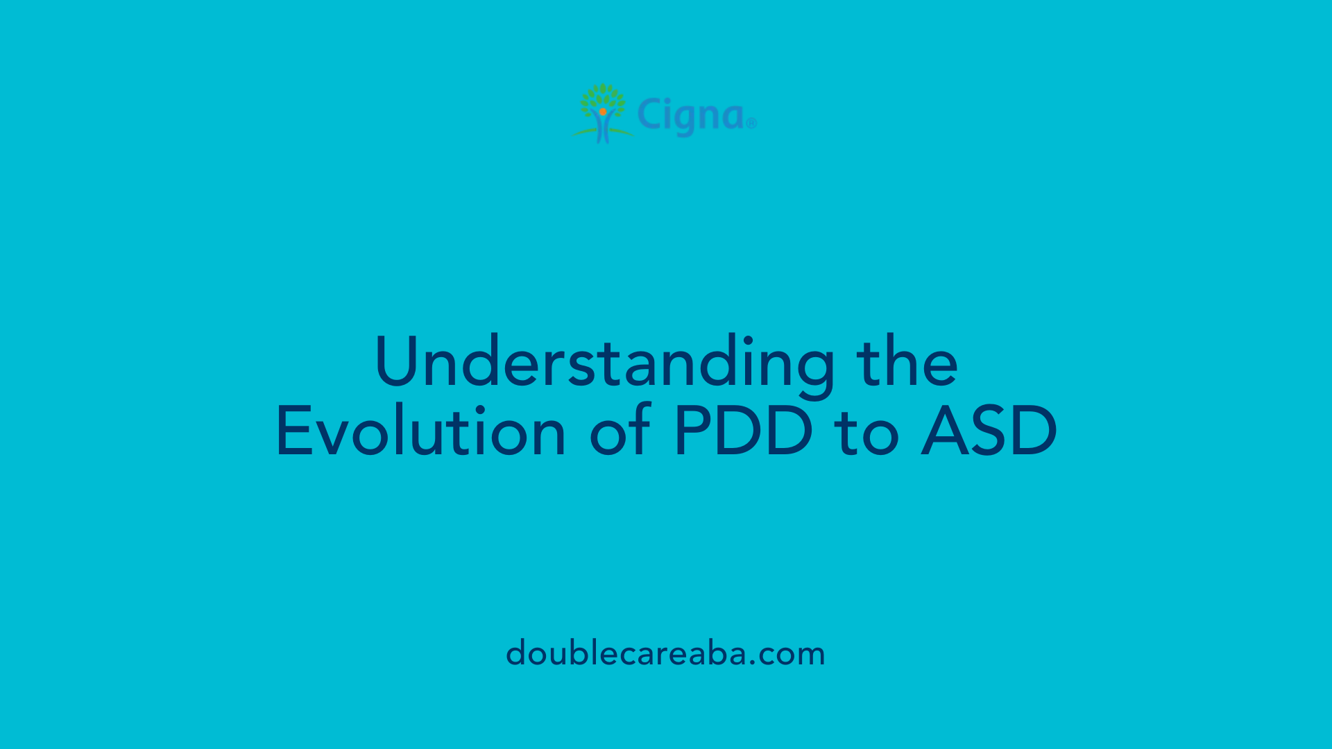 Understanding the Evolution of PDD to ASD