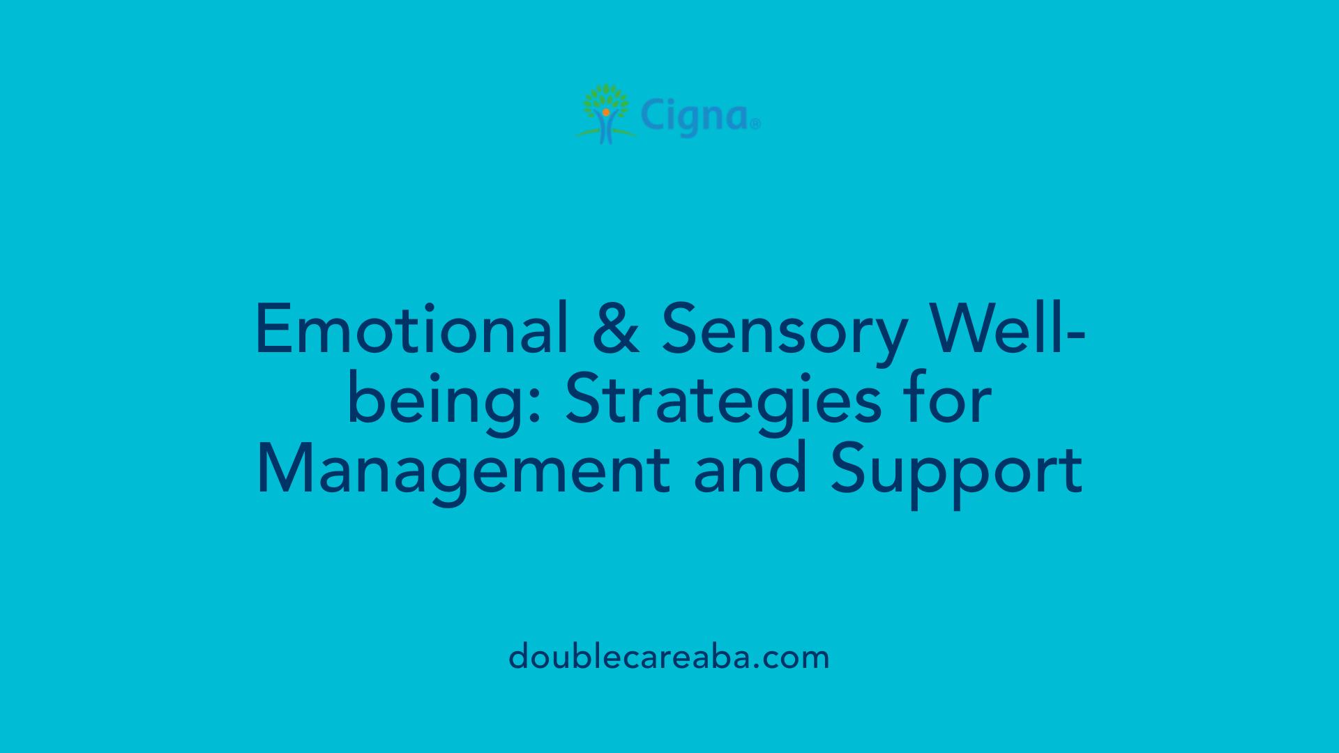 Emotional & Sensory Well-being: Strategies for Management and Support