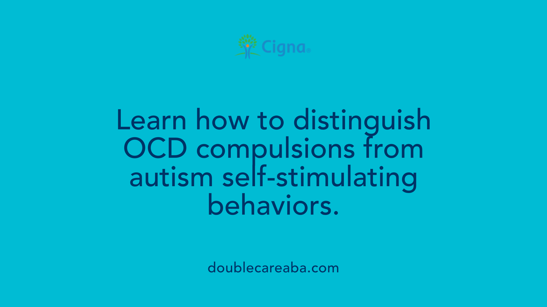 Learn how to distinguish OCD compulsions from autism self-stimulating behaviors.