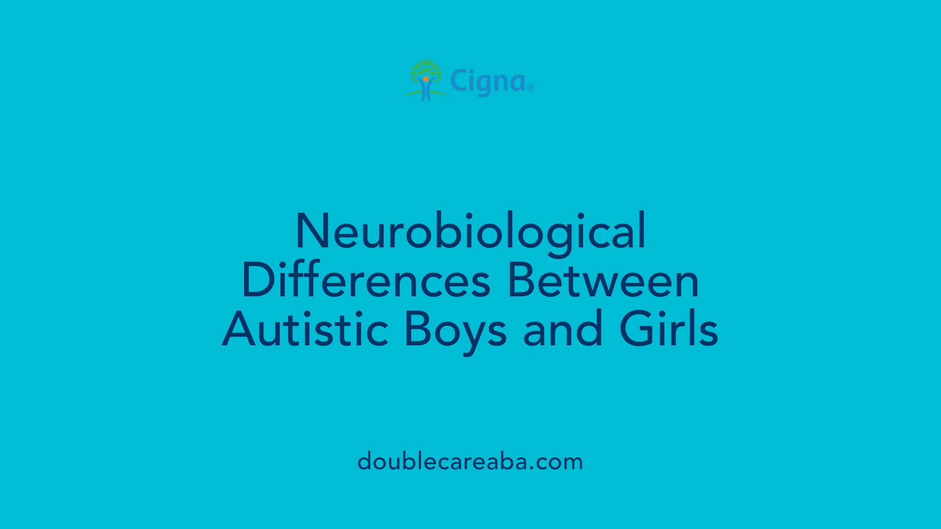 Neurobiological Differences Between Autistic Boys and Girls