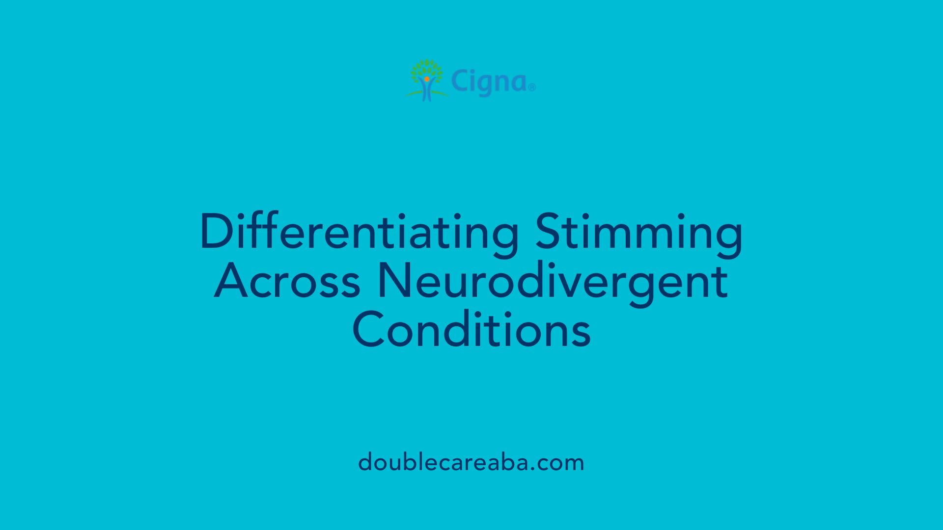 Differentiating Stimming Across Neurodivergent Conditions