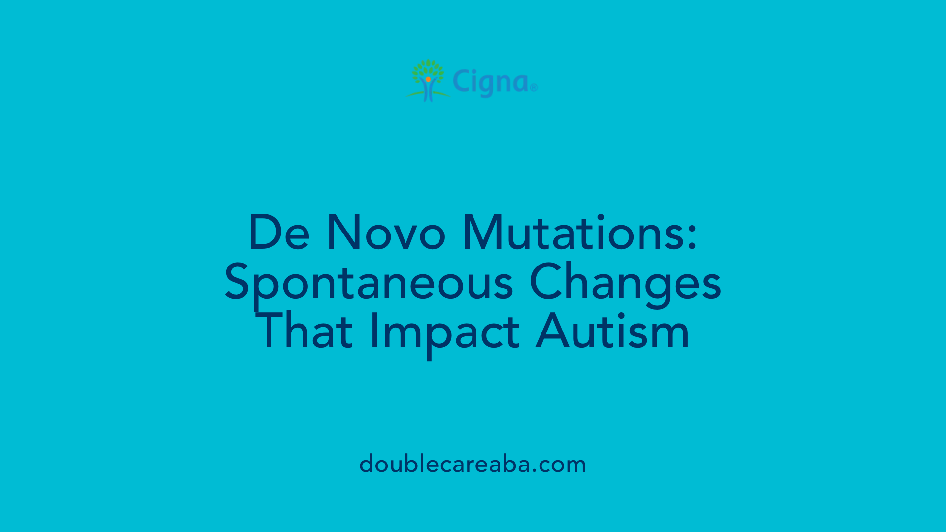 De Novo Mutations: Spontaneous Changes That Impact Autism