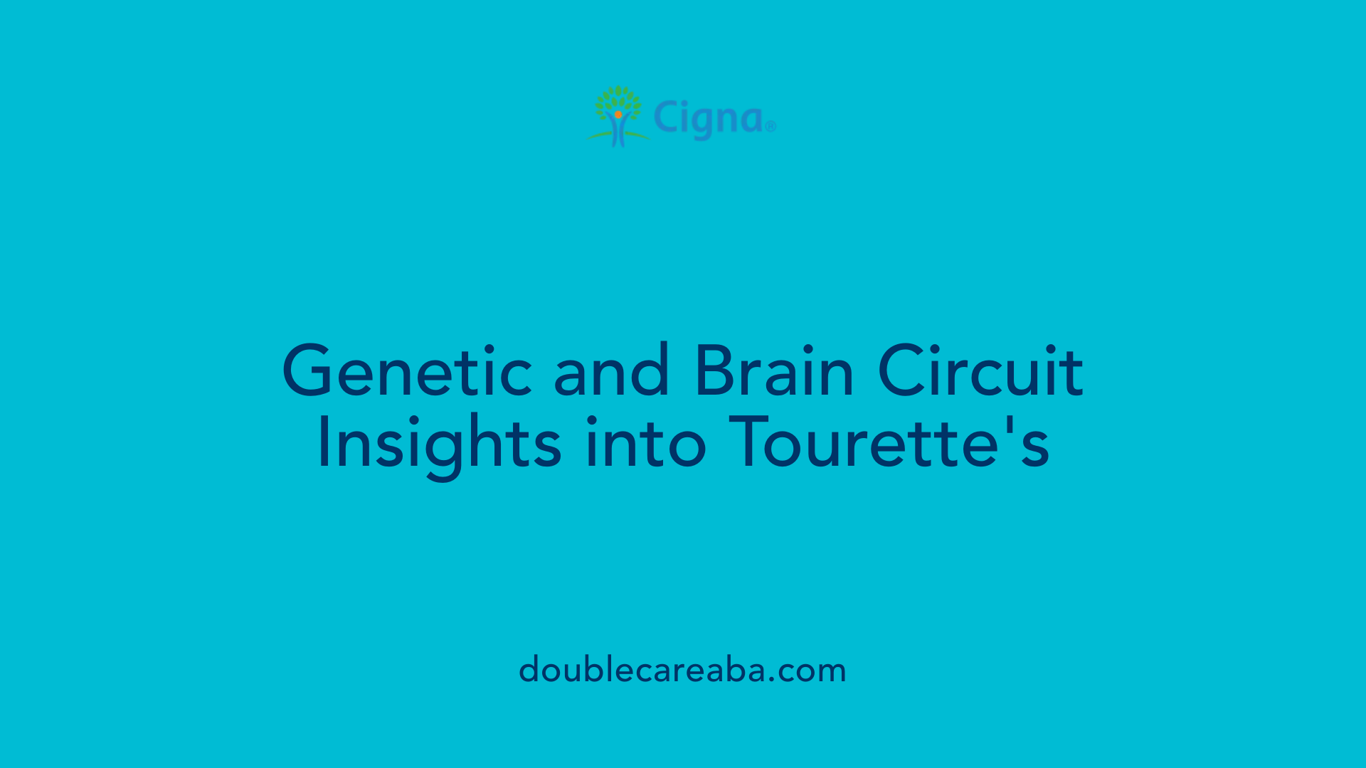 Genetic and Brain Circuit Insights into Tourette's