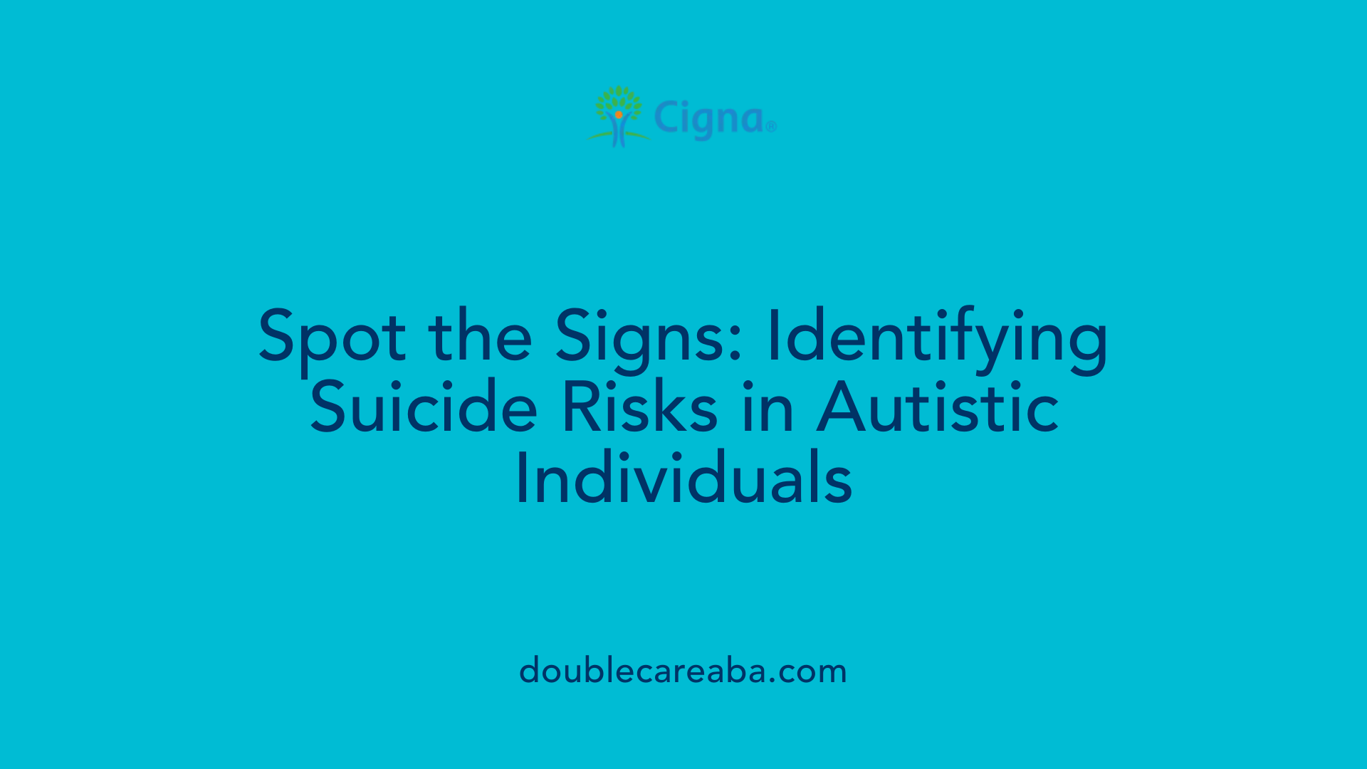 Spot the Signs: Identifying Suicide Risks in Autistic Individuals