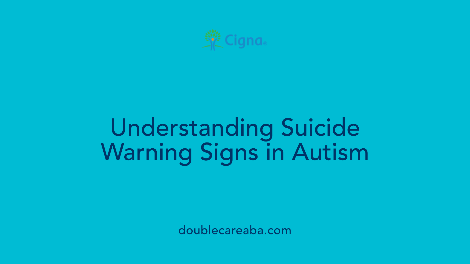 Understanding Suicide Warning Signs in Autism