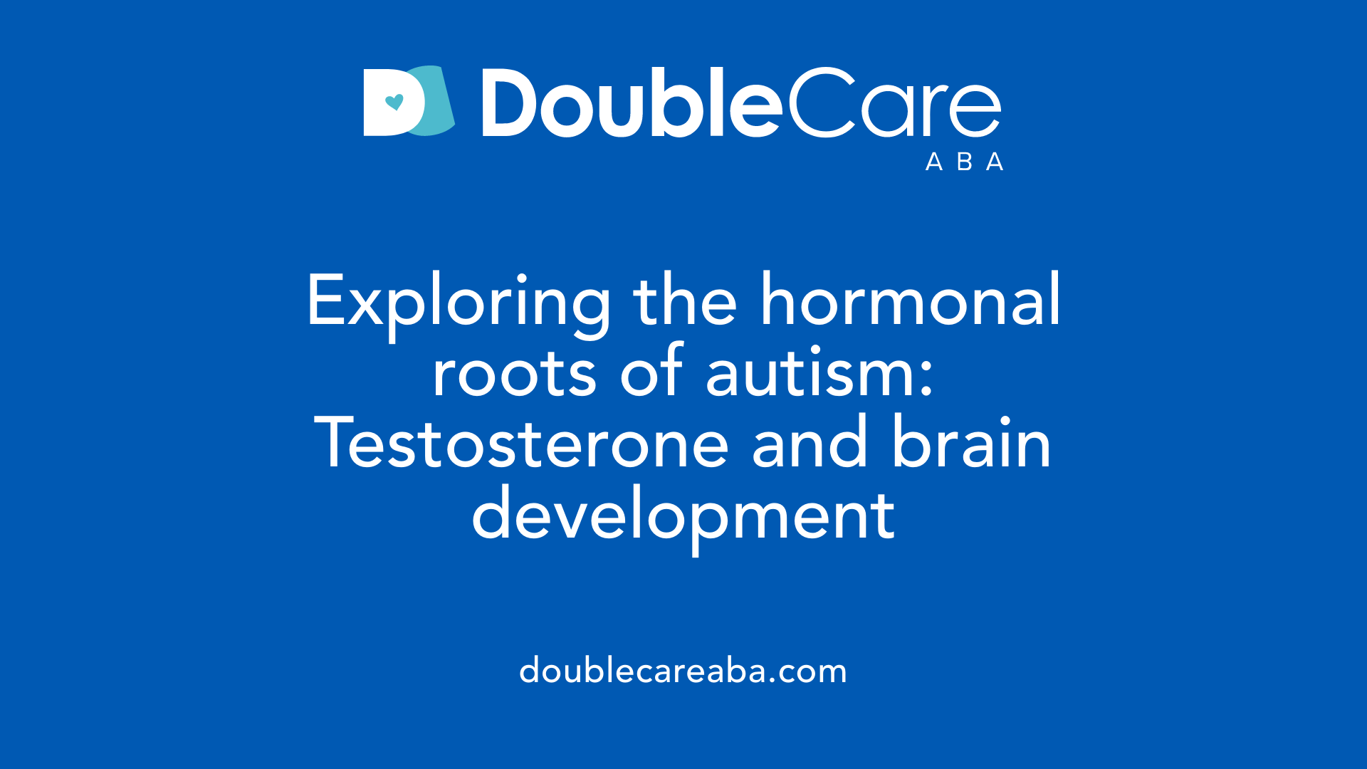 Exploring the hormonal roots of autism: Testosterone and brain development