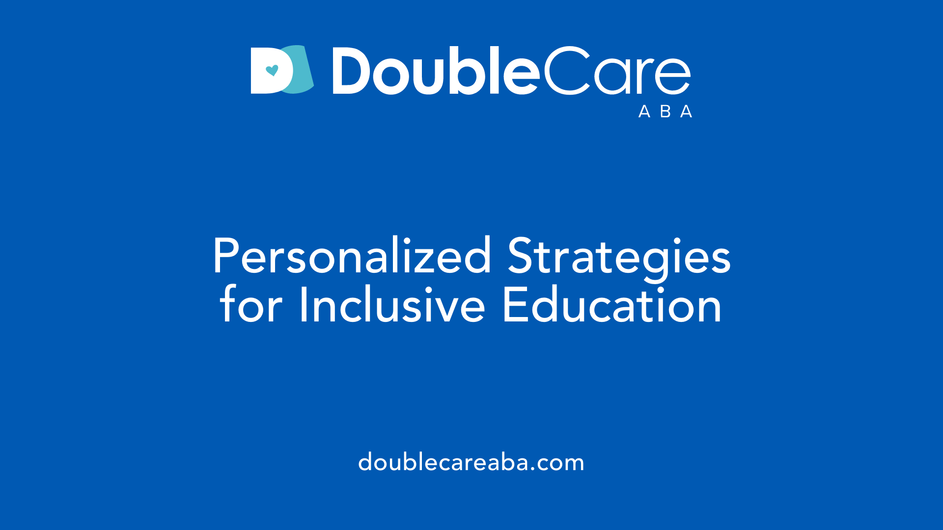 Personalized Strategies for Inclusive Education