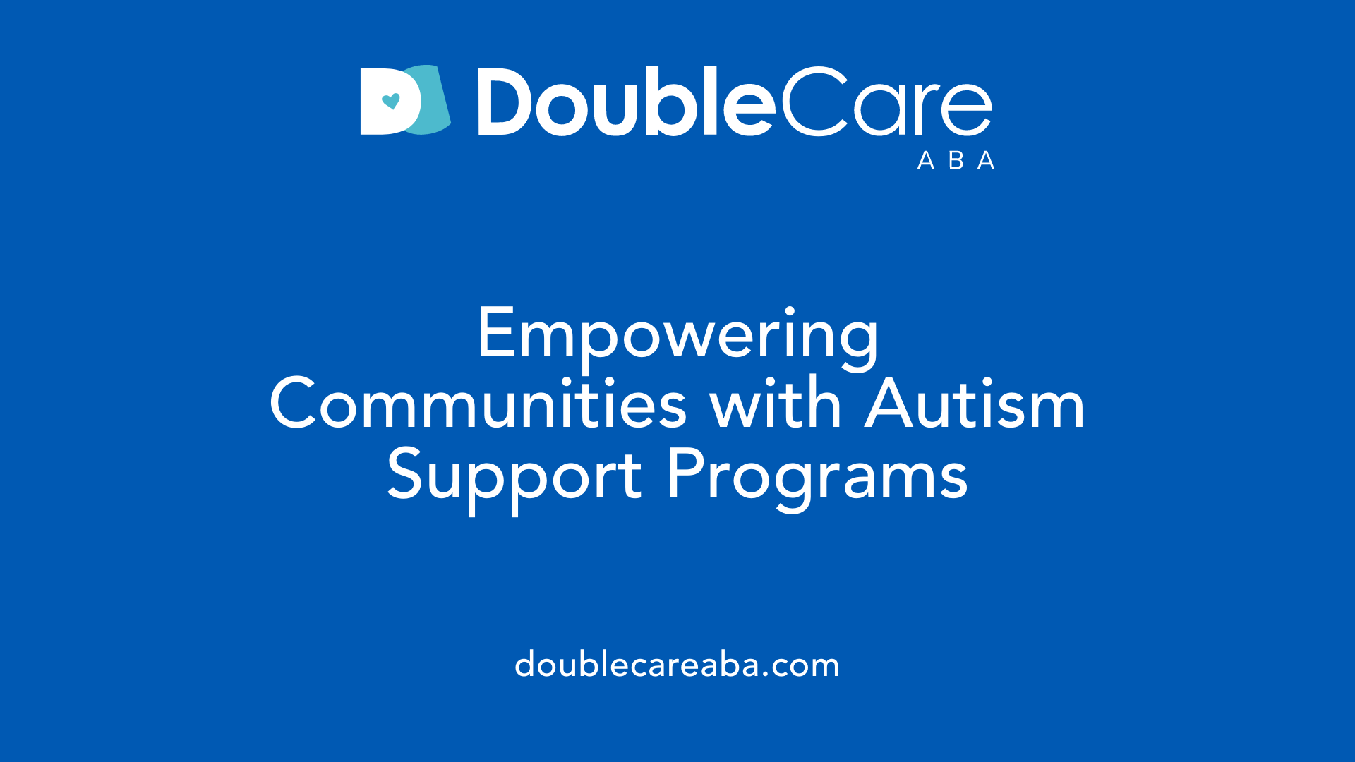 Empowering Communities with Autism Support Programs
