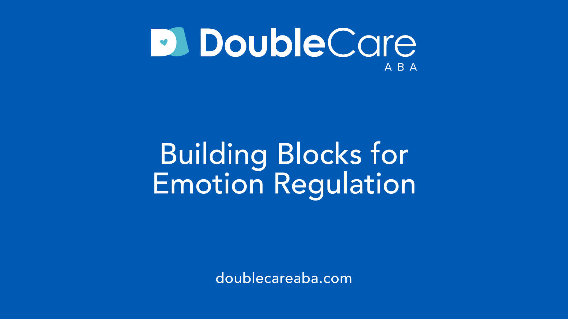 Building Blocks for Emotion Regulation