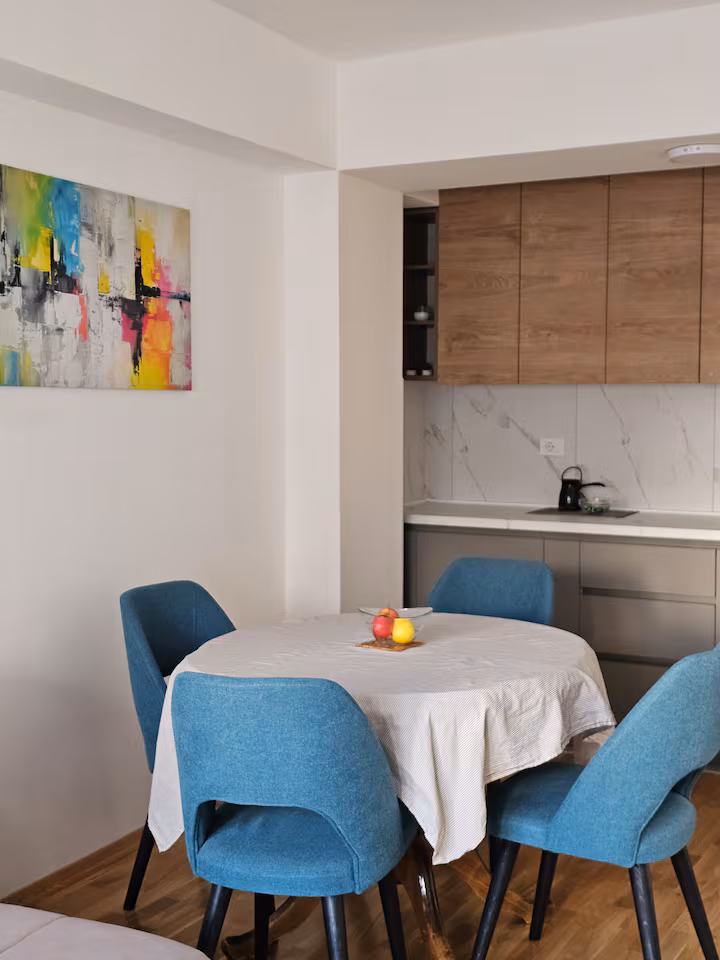 Modern apartment living room in ST Central Home apartment Skopje