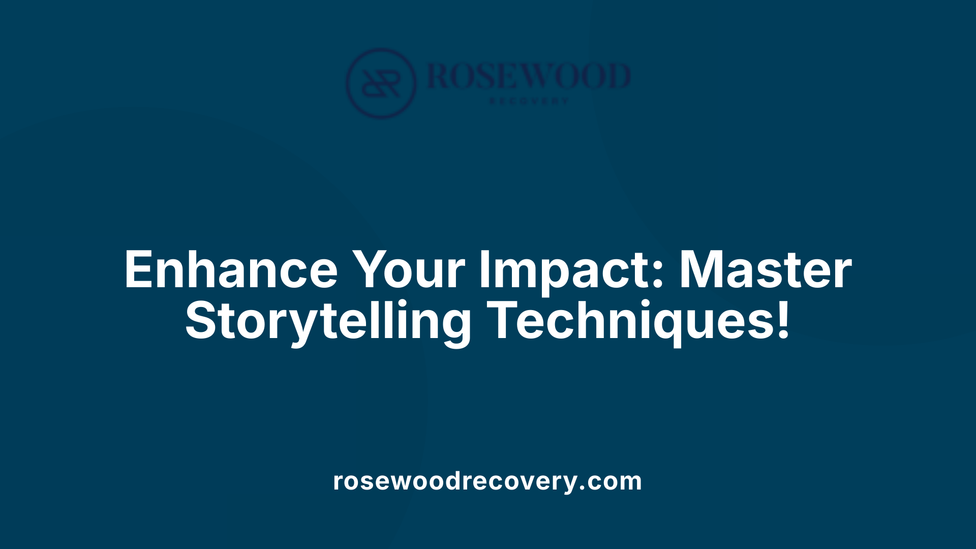 Enhance Your Impact: Master Storytelling Techniques!