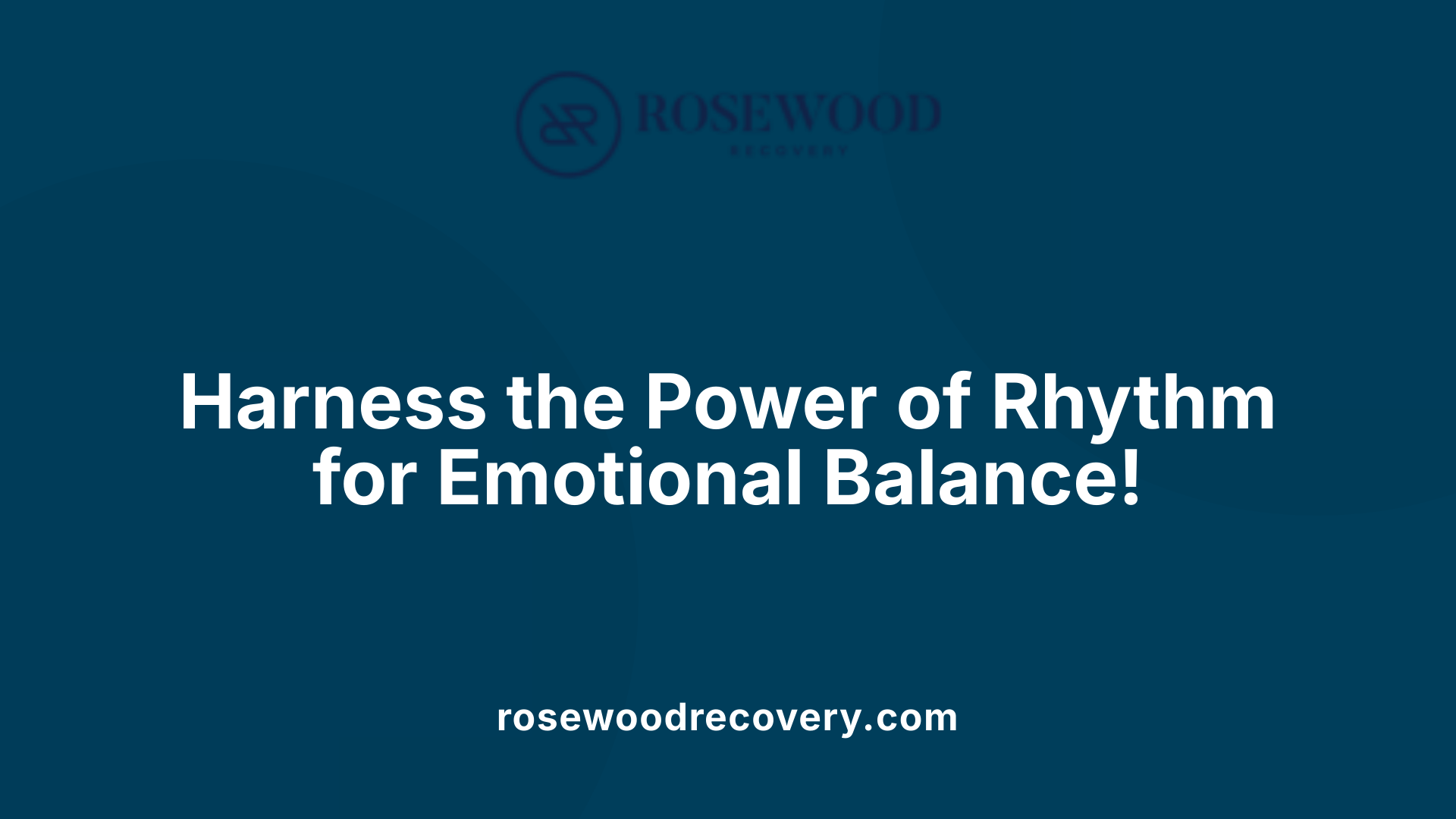 Harness the Power of Rhythm for Emotional Balance!