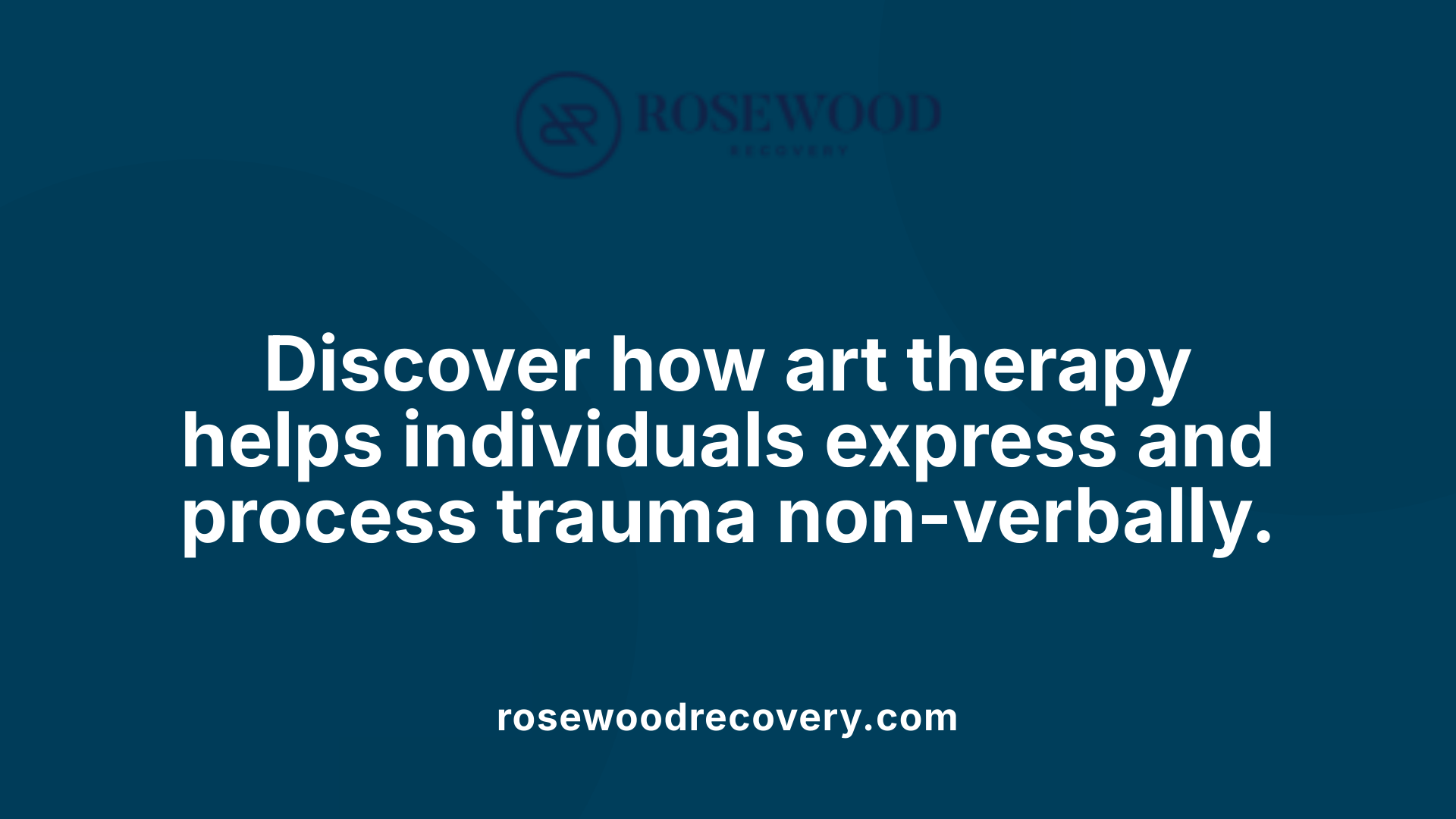 Discover how art therapy helps individuals express and process trauma non-verbally.
