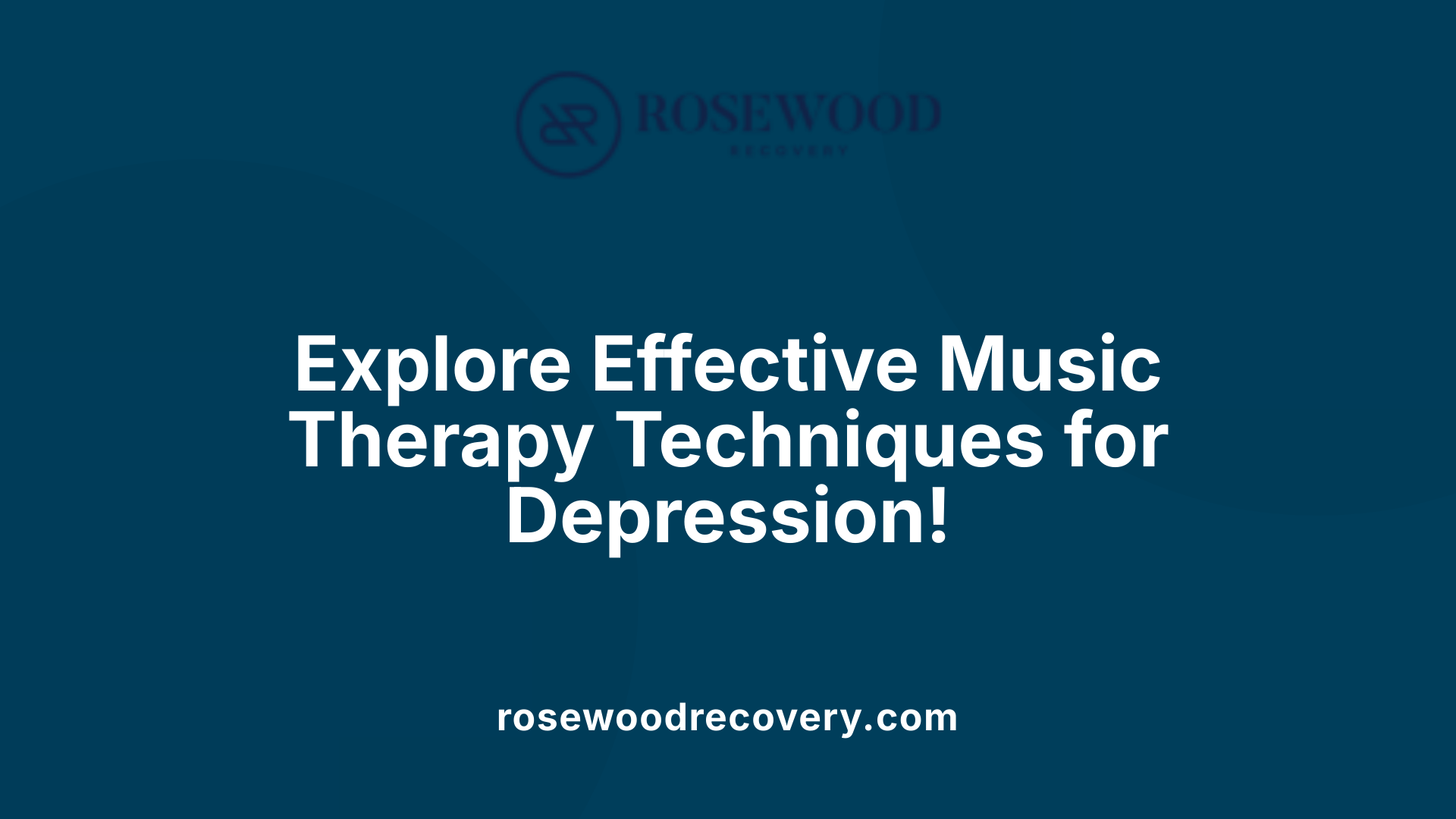 Explore Effective Music Therapy Techniques for Depression!