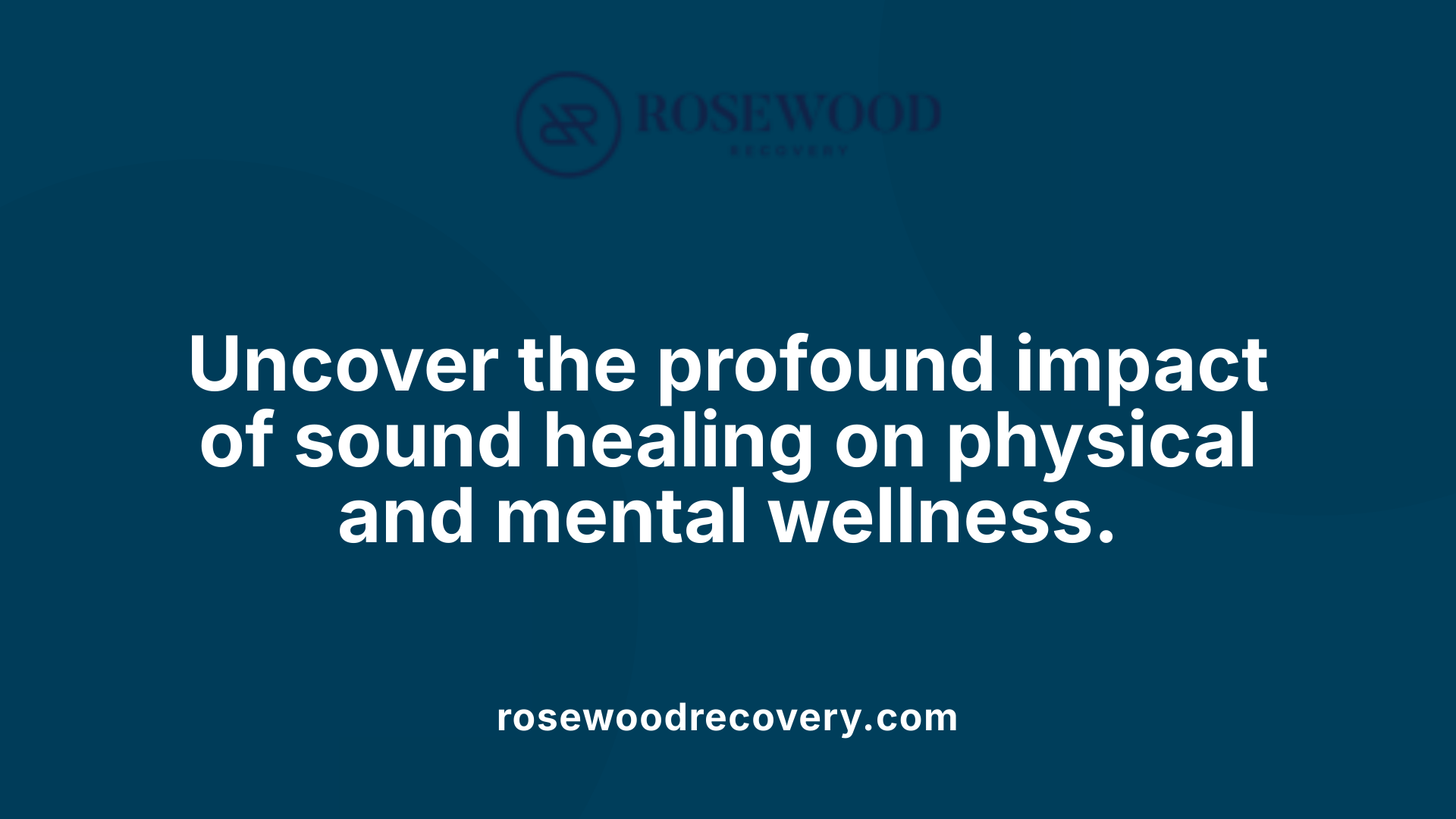 Uncover the profound impact of sound healing on physical and mental wellness.