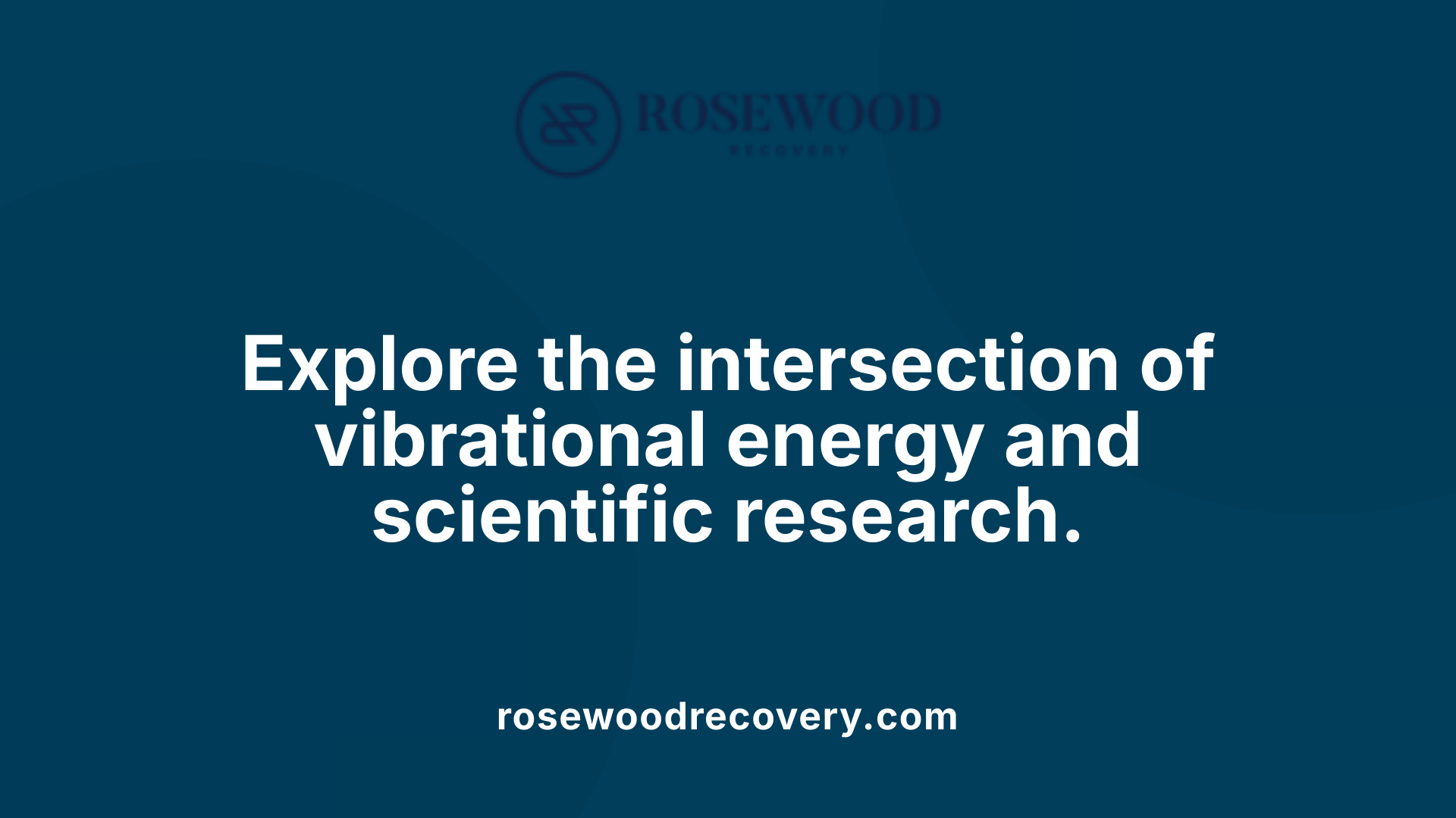 Explore the intersection of vibrational energy and scientific research.