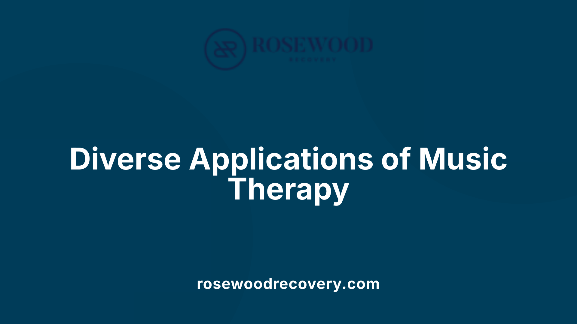 Diverse Applications of Music Therapy