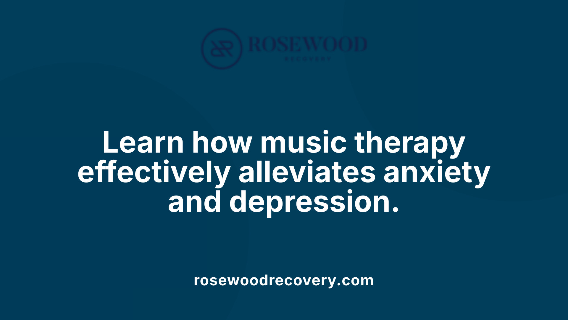 Learn how music therapy effectively alleviates anxiety and depression.