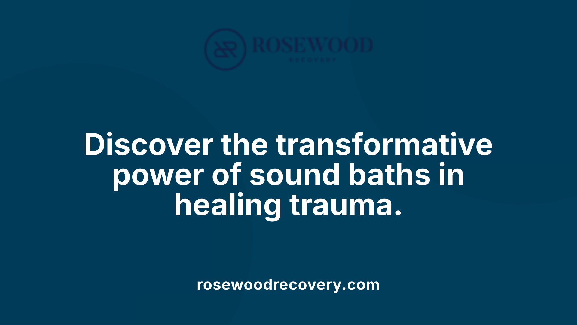 Discover the transformative power of sound baths in healing trauma.