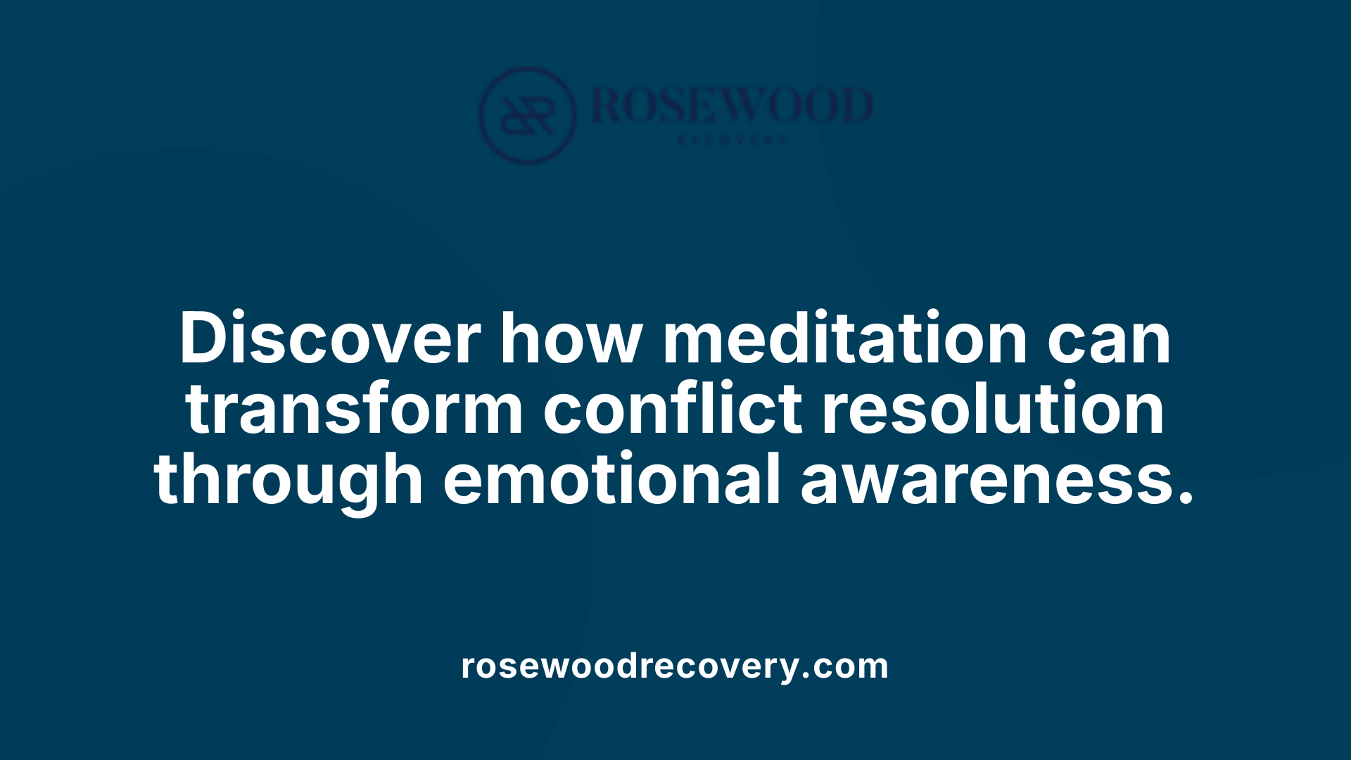 Discover how meditation can transform conflict resolution through emotional awareness.