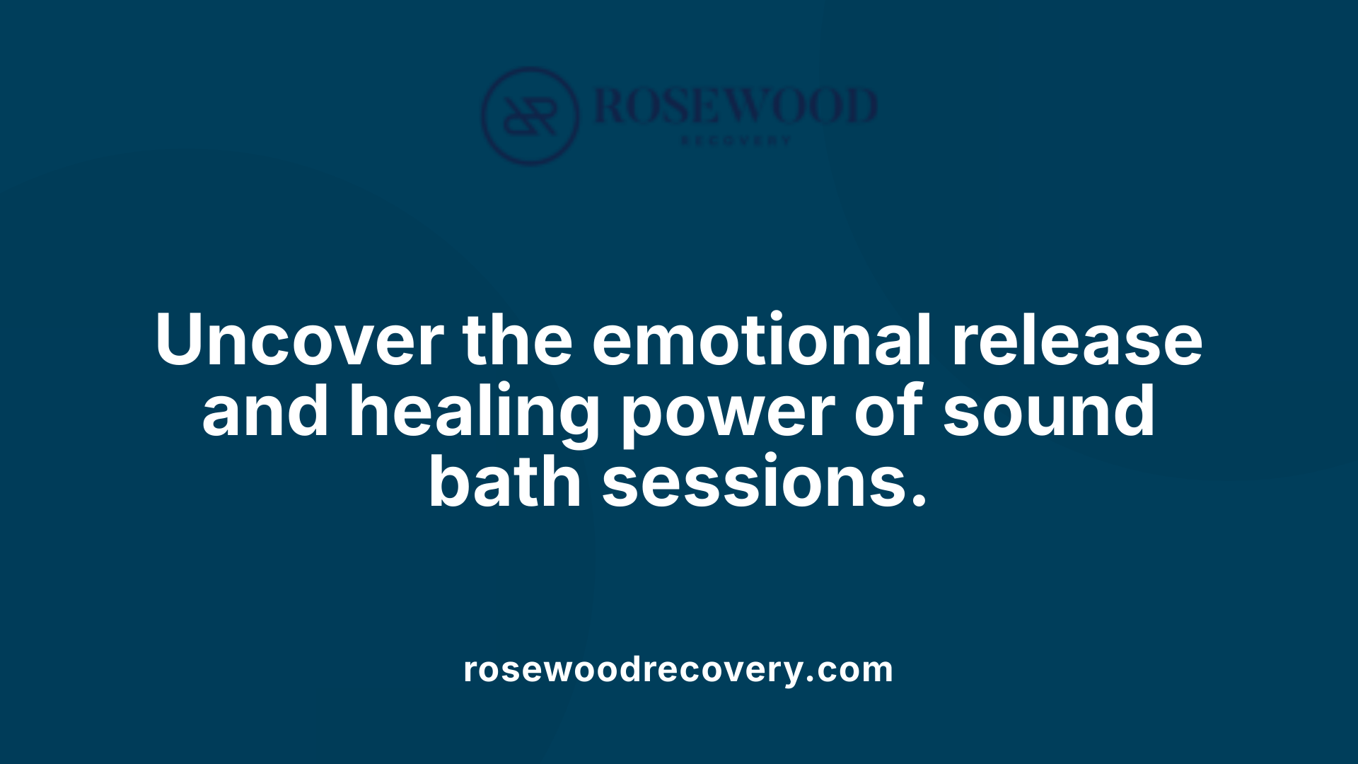 Uncover the emotional release and healing power of sound bath sessions.