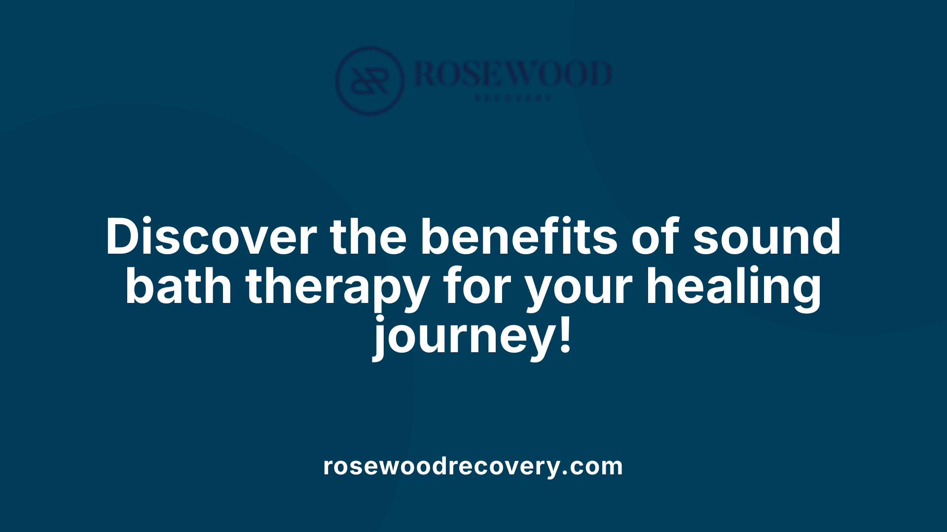 Discover the benefits of sound bath therapy for your healing journey!