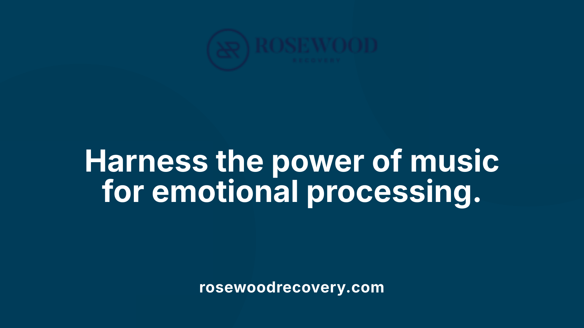 Harness the power of music for emotional processing.
