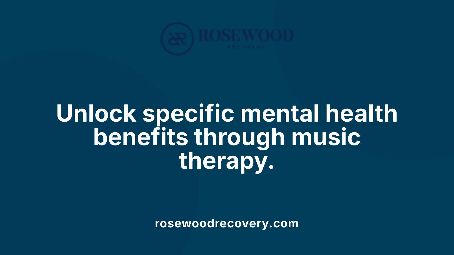 Unlock specific mental health benefits through music therapy.