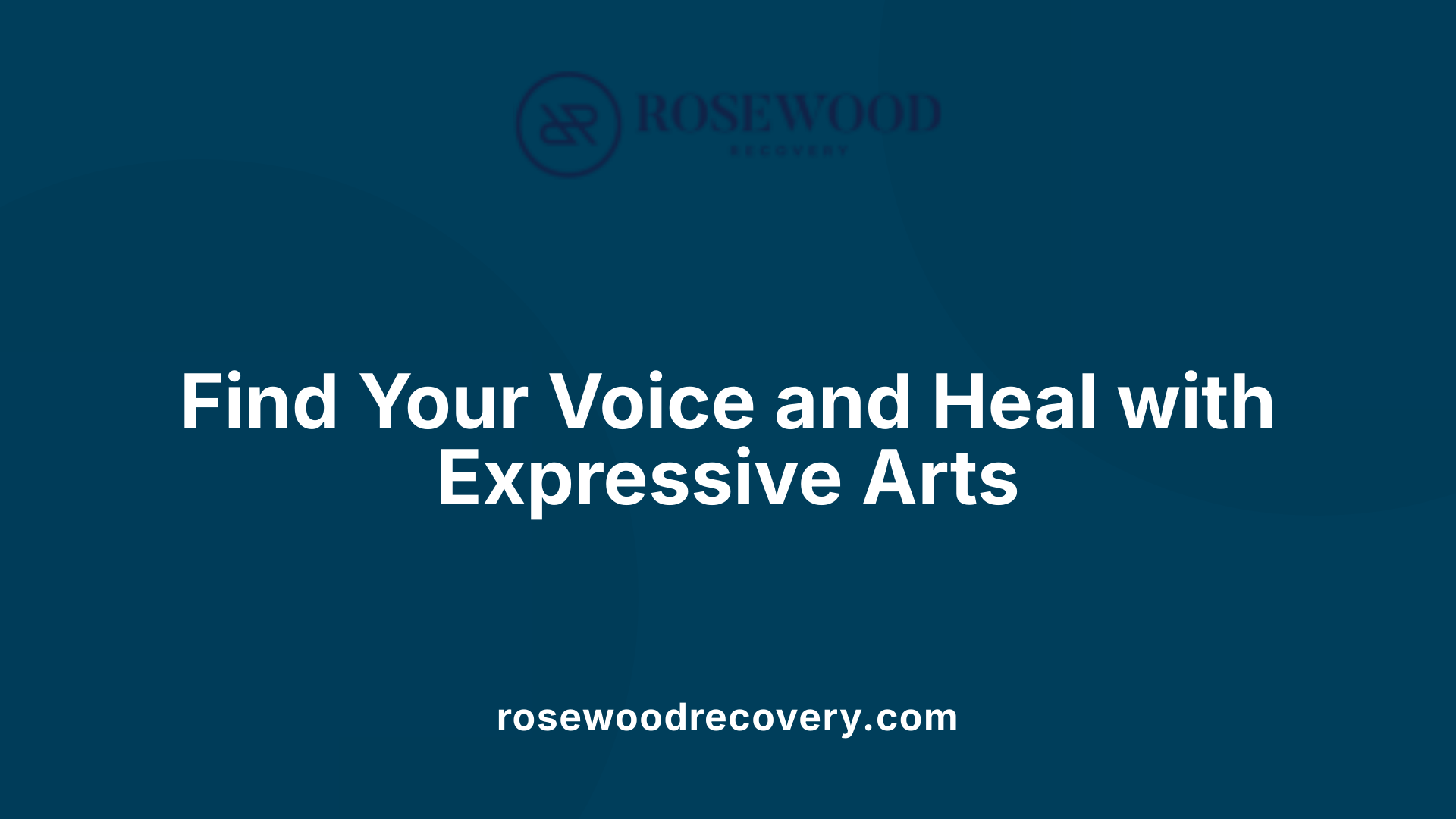 Find Your Voice and Heal with Expressive Arts