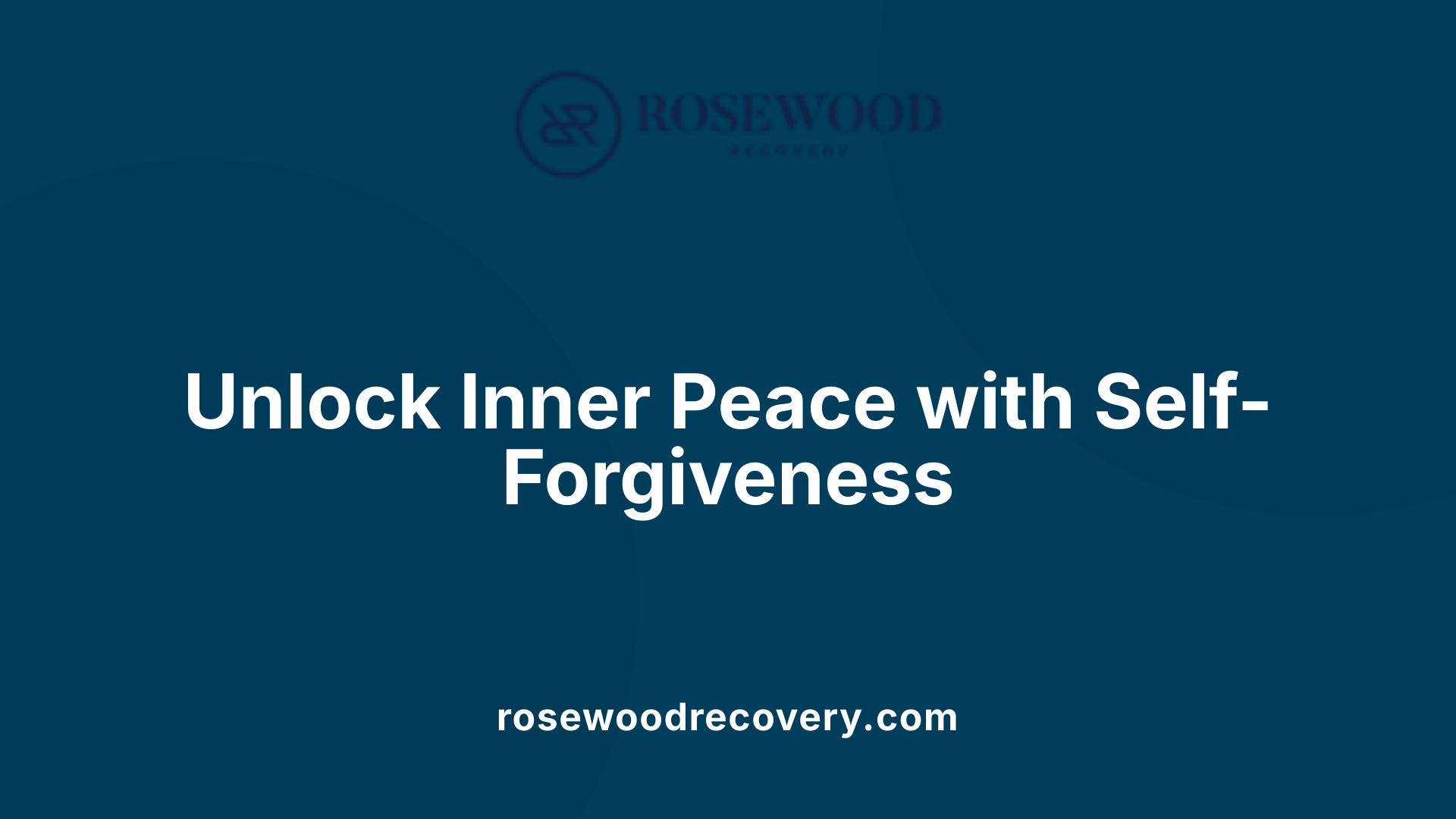 Unlock Inner Peace with Self-Forgiveness