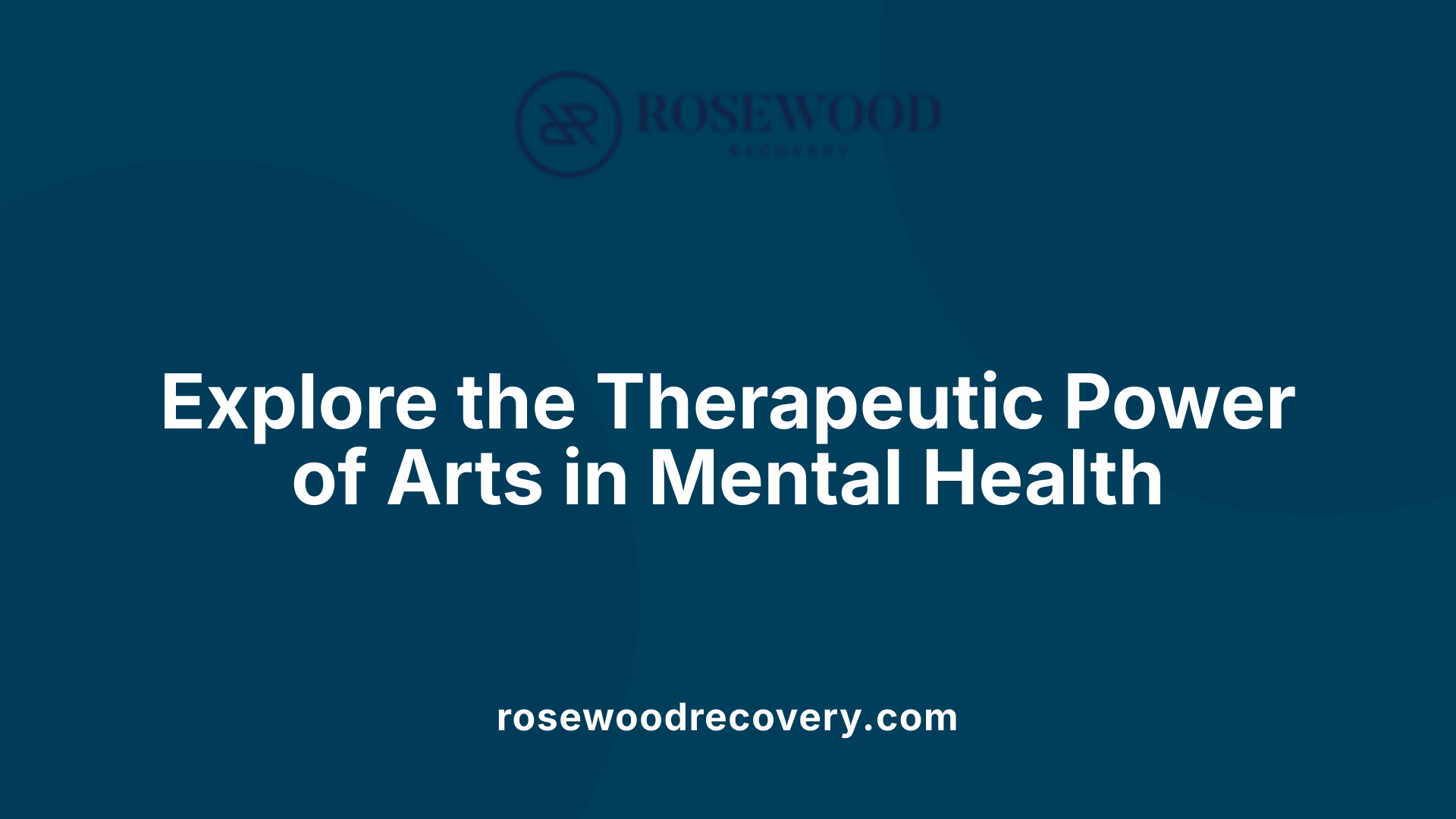 Explore the Therapeutic Power of Arts in Mental Health