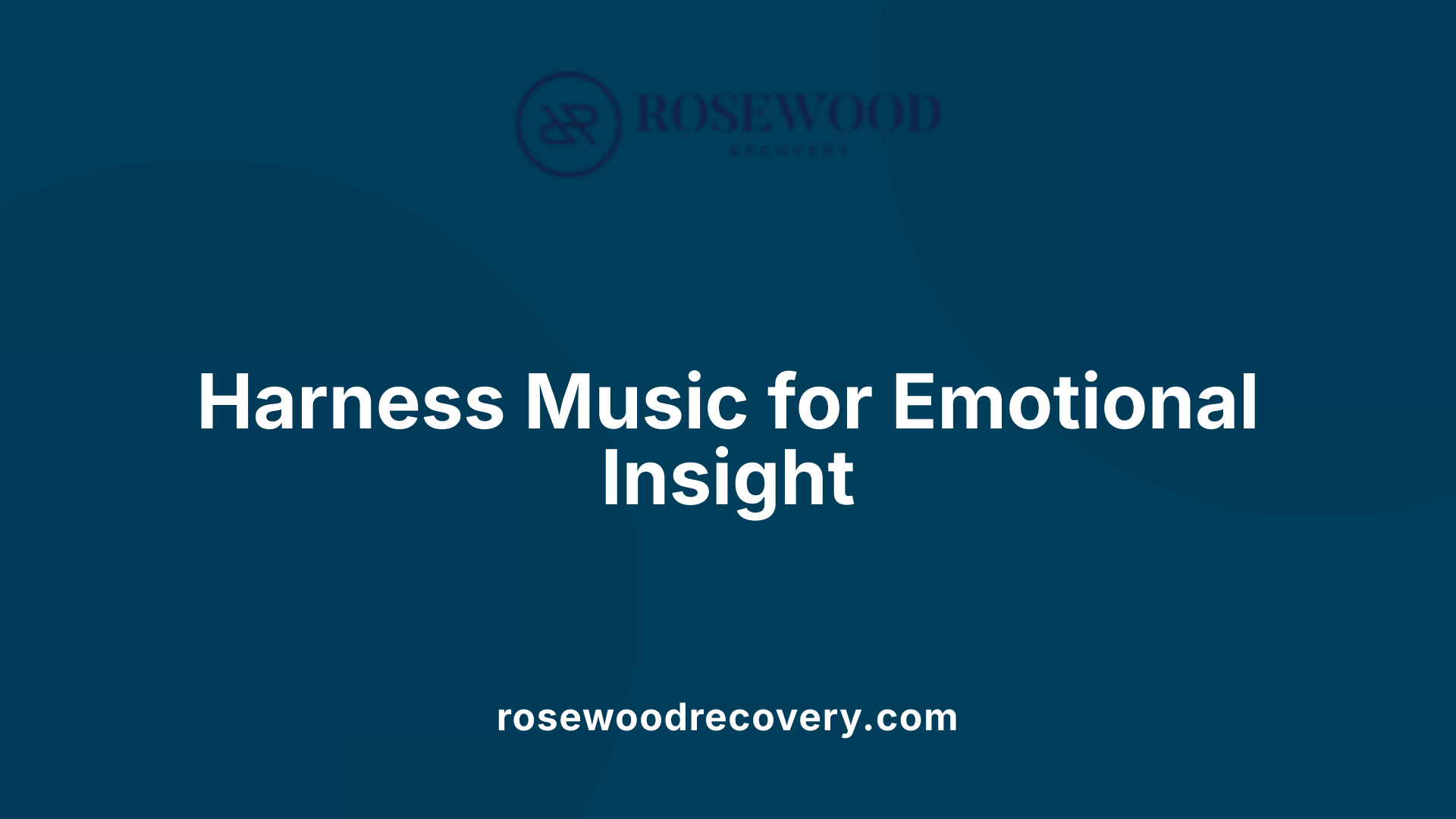 Harness Music for Emotional Insight