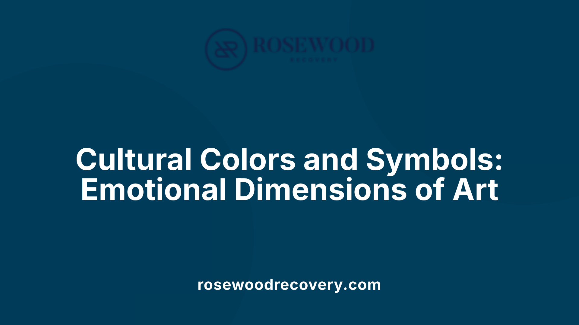 Cultural Colors and Symbols: Emotional Dimensions of Art