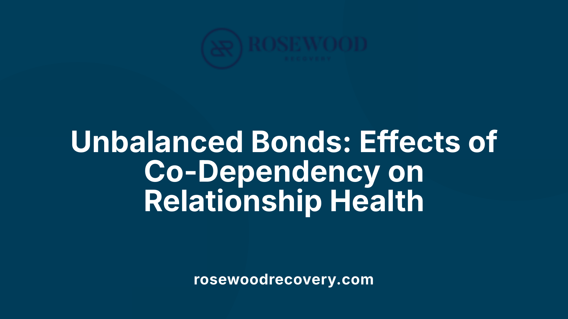 Unbalanced Bonds: Effects of Co-Dependency on Relationship Health