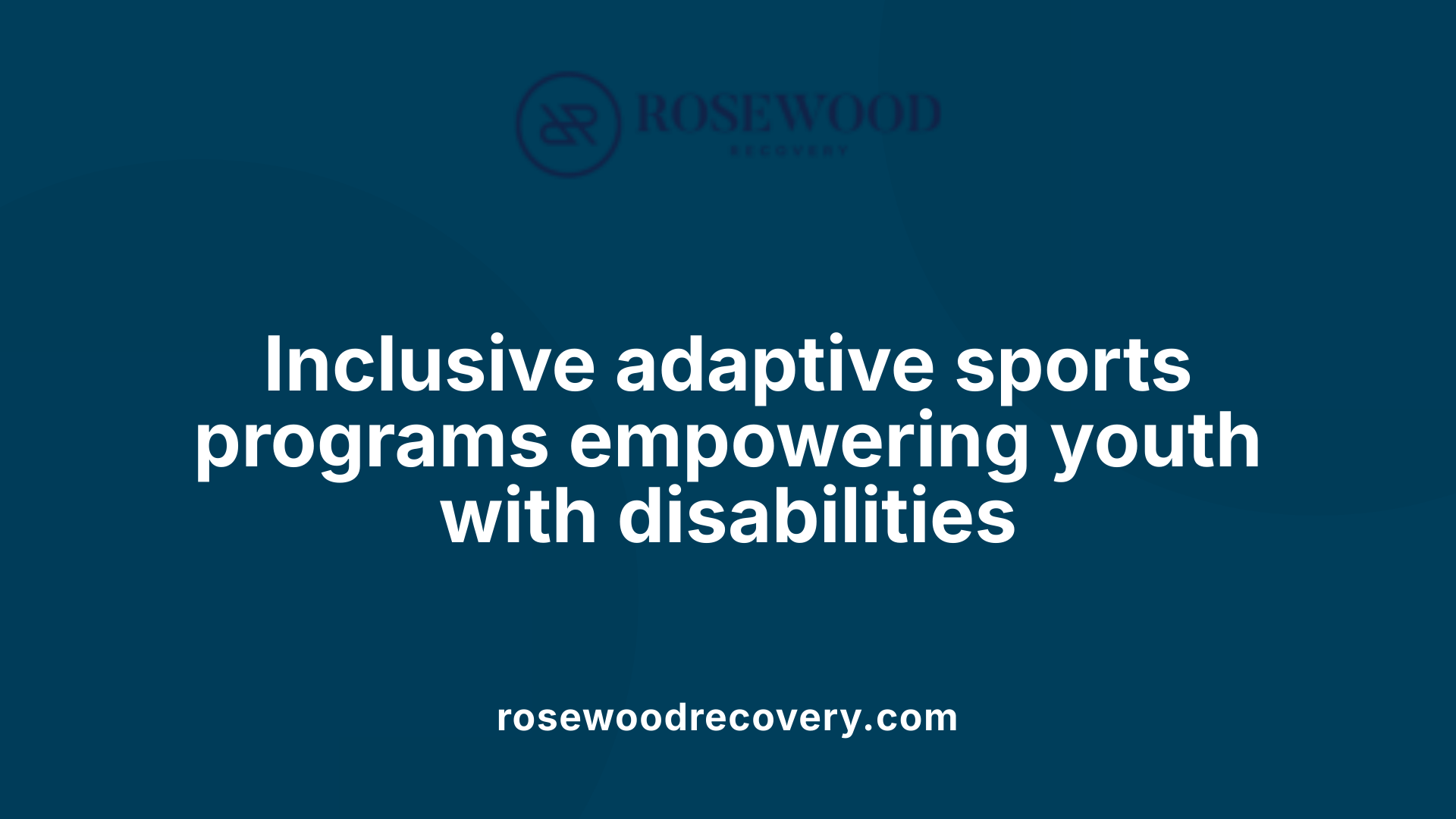 Inclusive adaptive sports programs empowering youth with disabilities
