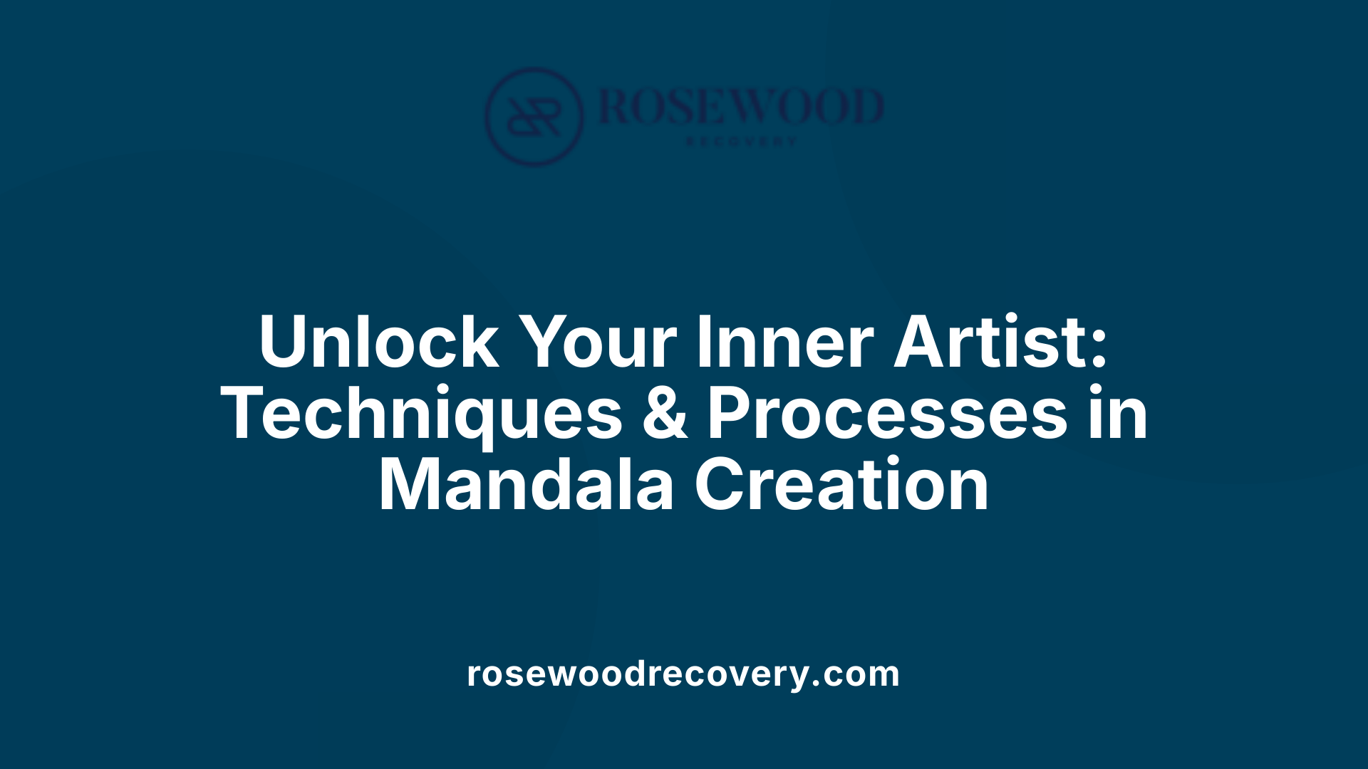Unlock Your Inner Artist: Techniques &amp; Processes in Mandala Creation