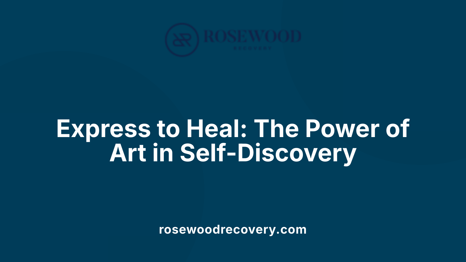 Express to Heal: The Power of Art in Self-Discovery