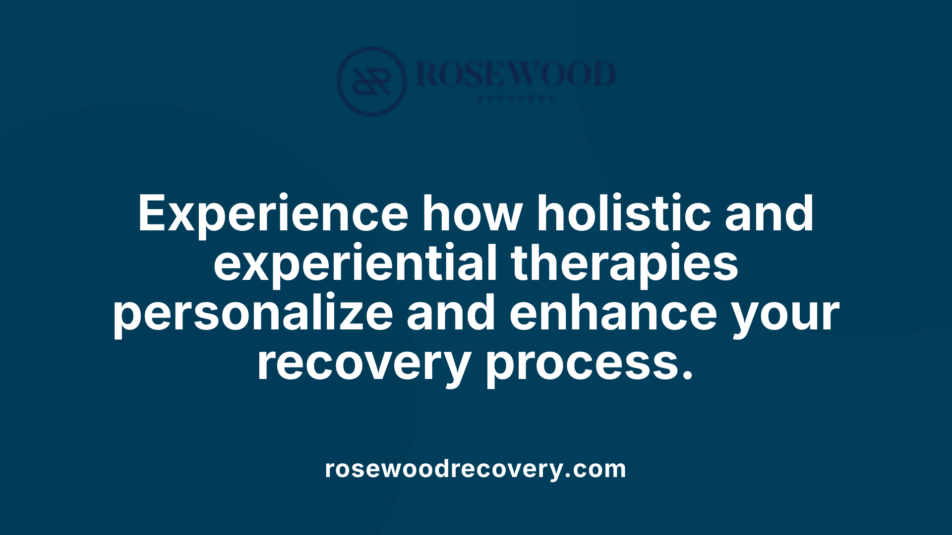 Experience how holistic and experiential therapies personalize and enhance your recovery process.