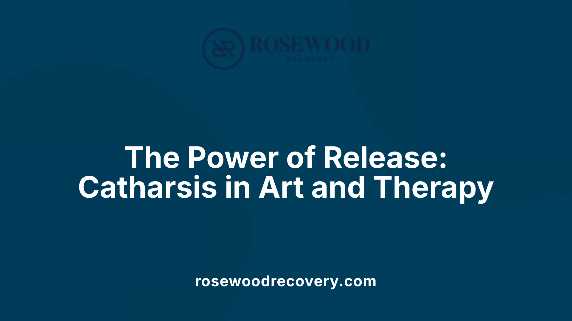 The Power of Release: Catharsis in Art and Therapy