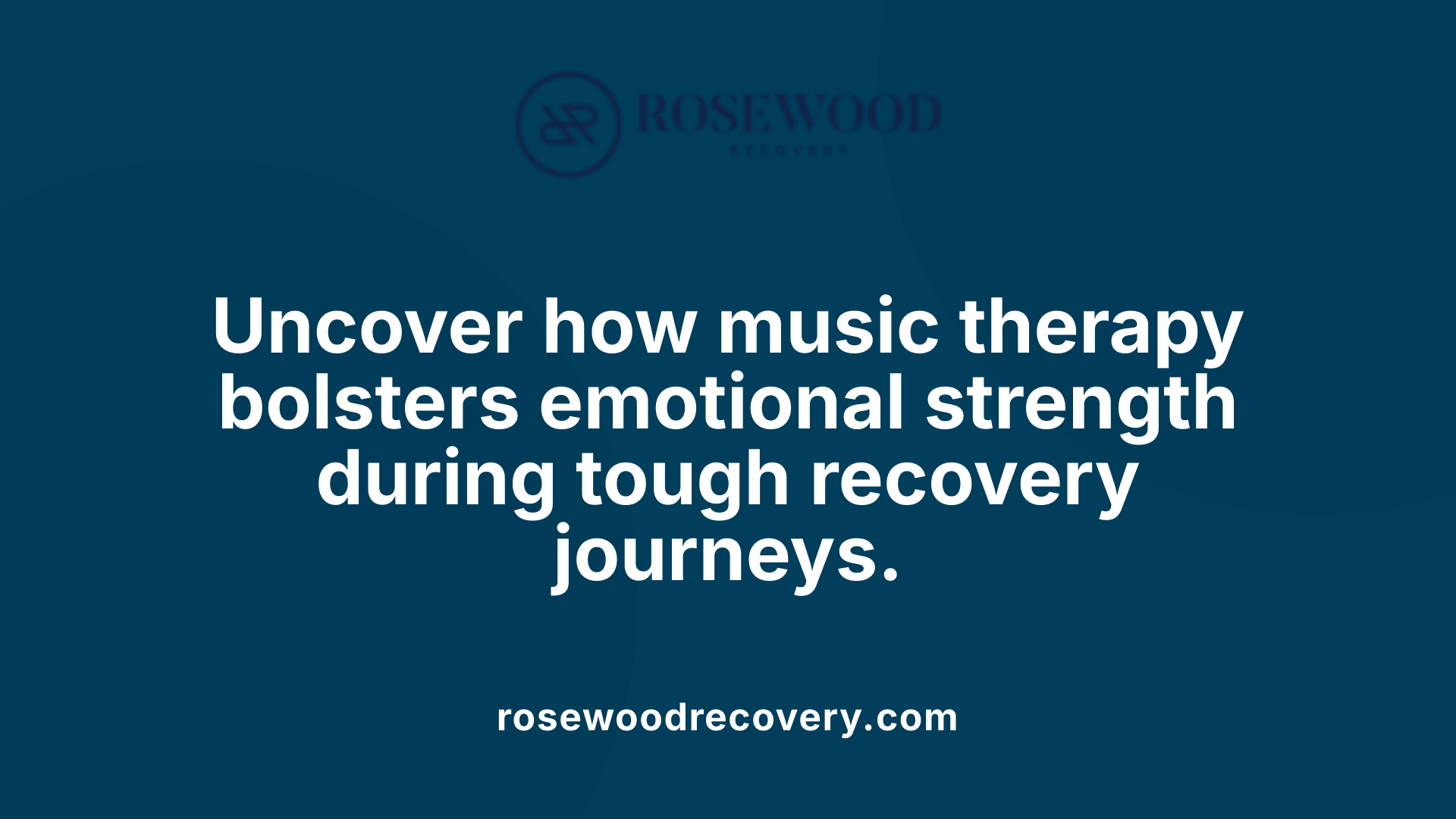 Uncover how music therapy bolsters emotional strength during tough recovery journeys.