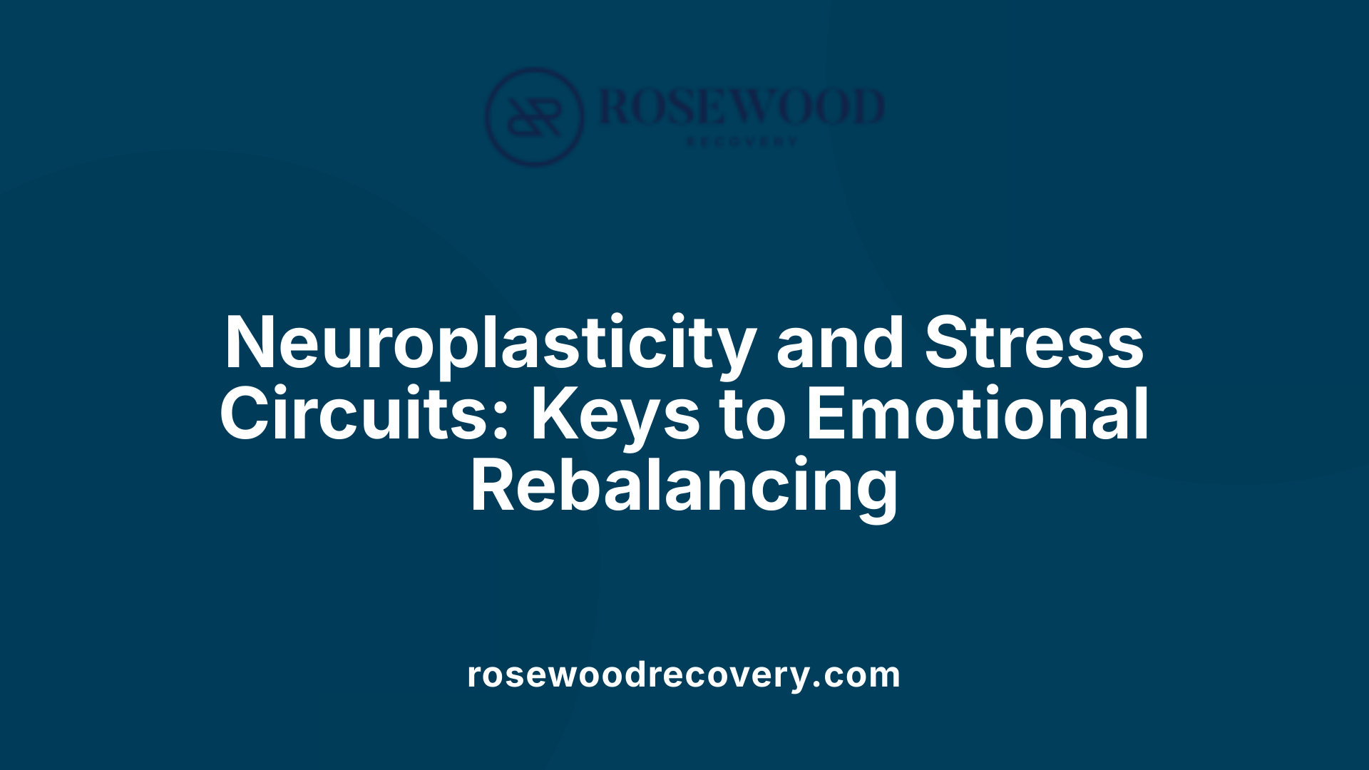 Neuroplasticity and Stress Circuits: Keys to Emotional Rebalancing