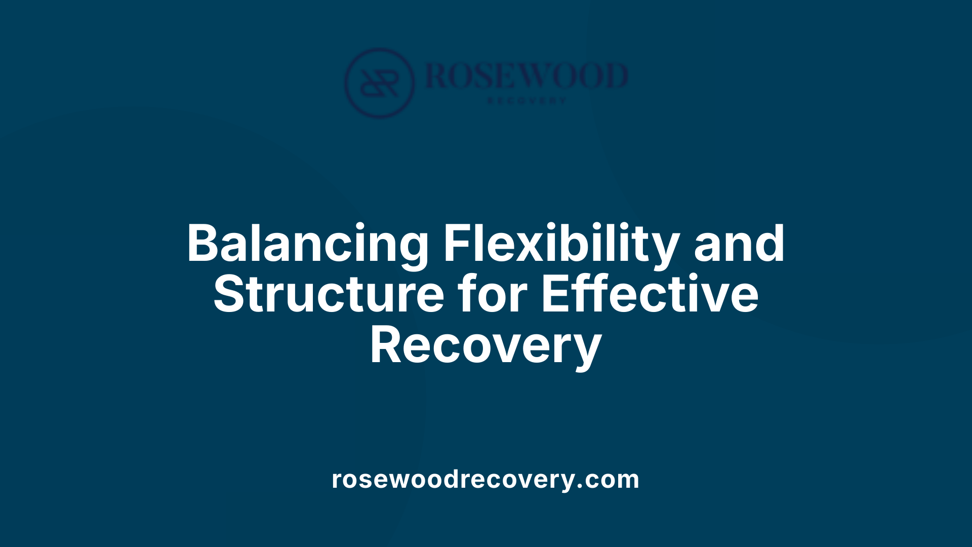 Balancing Flexibility and Structure for Effective Recovery