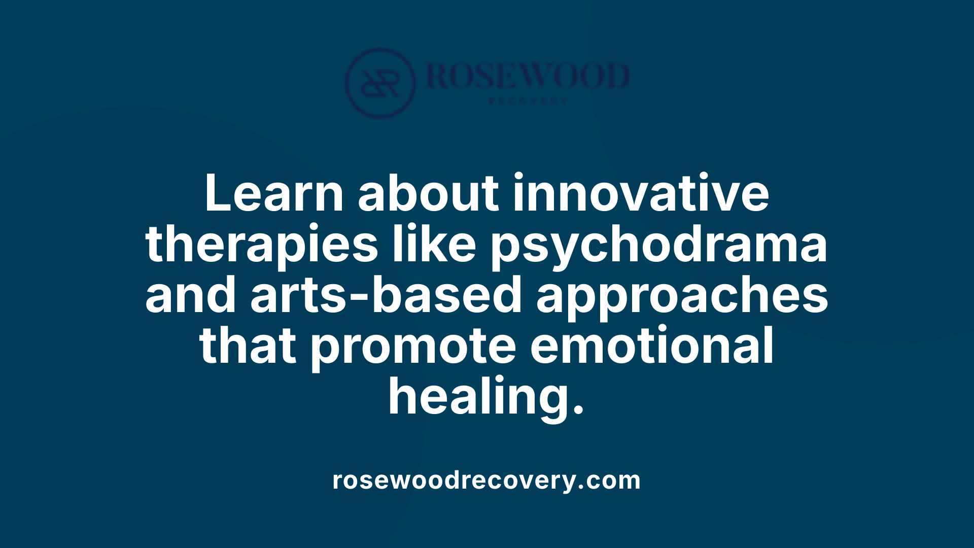 Learn about innovative therapies like psychodrama and arts-based approaches that promote emotional healing.