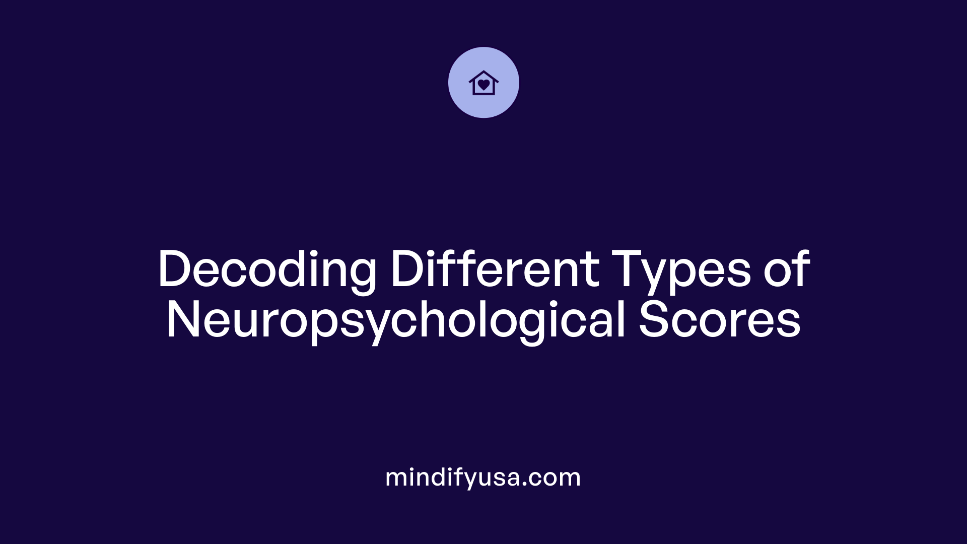 Decoding Different Types of Neuropsychological Scores