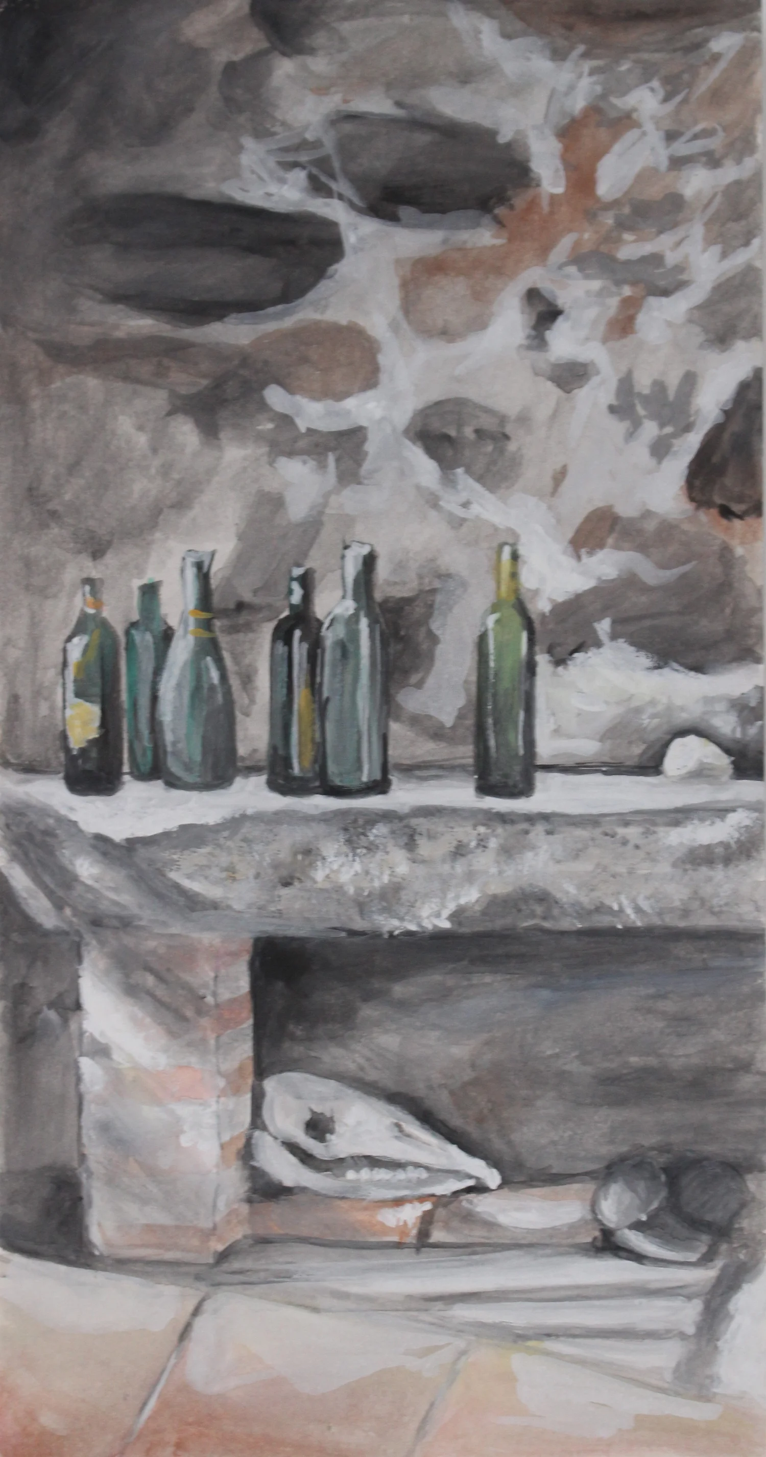 Cinque Terre, 2007; watercolor on paper