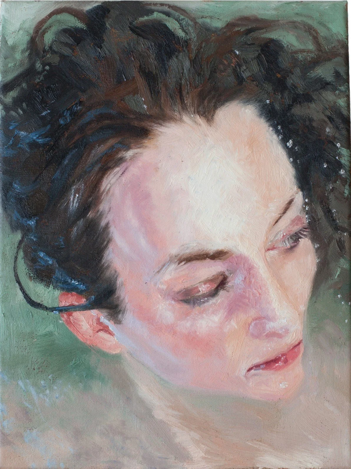 After Alyssa, 2016; oil on canvas, 12" x 16"