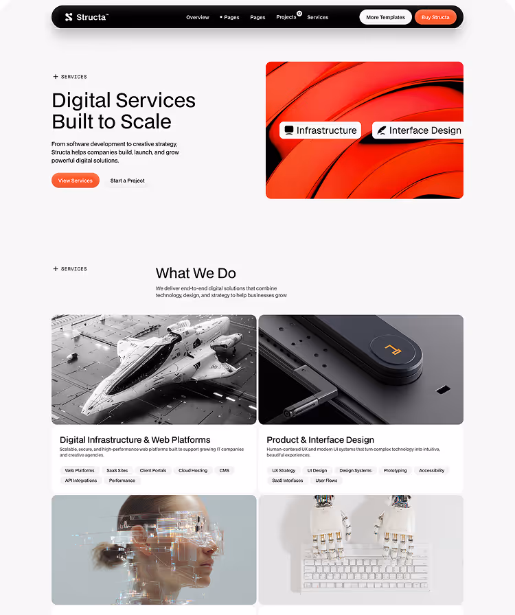 IT & Digital Services Webflow Template