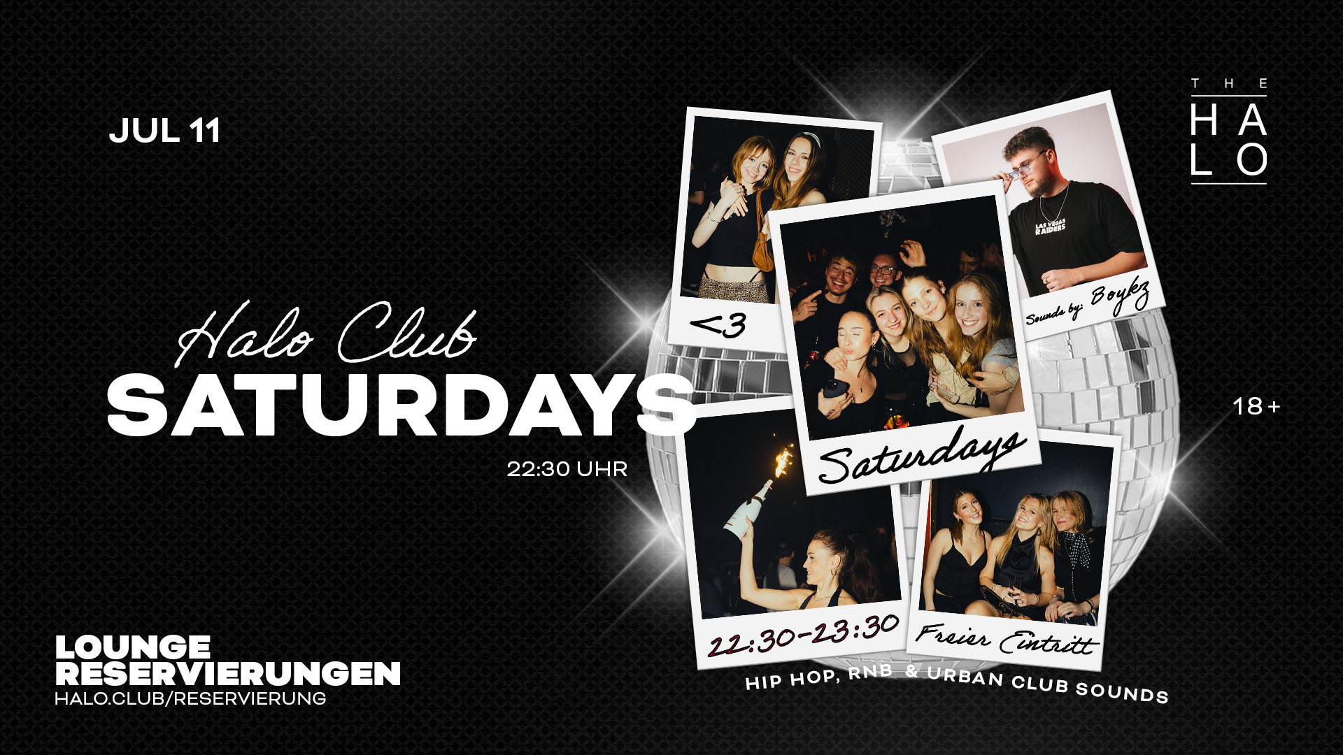 HALO CLUB Saturdays