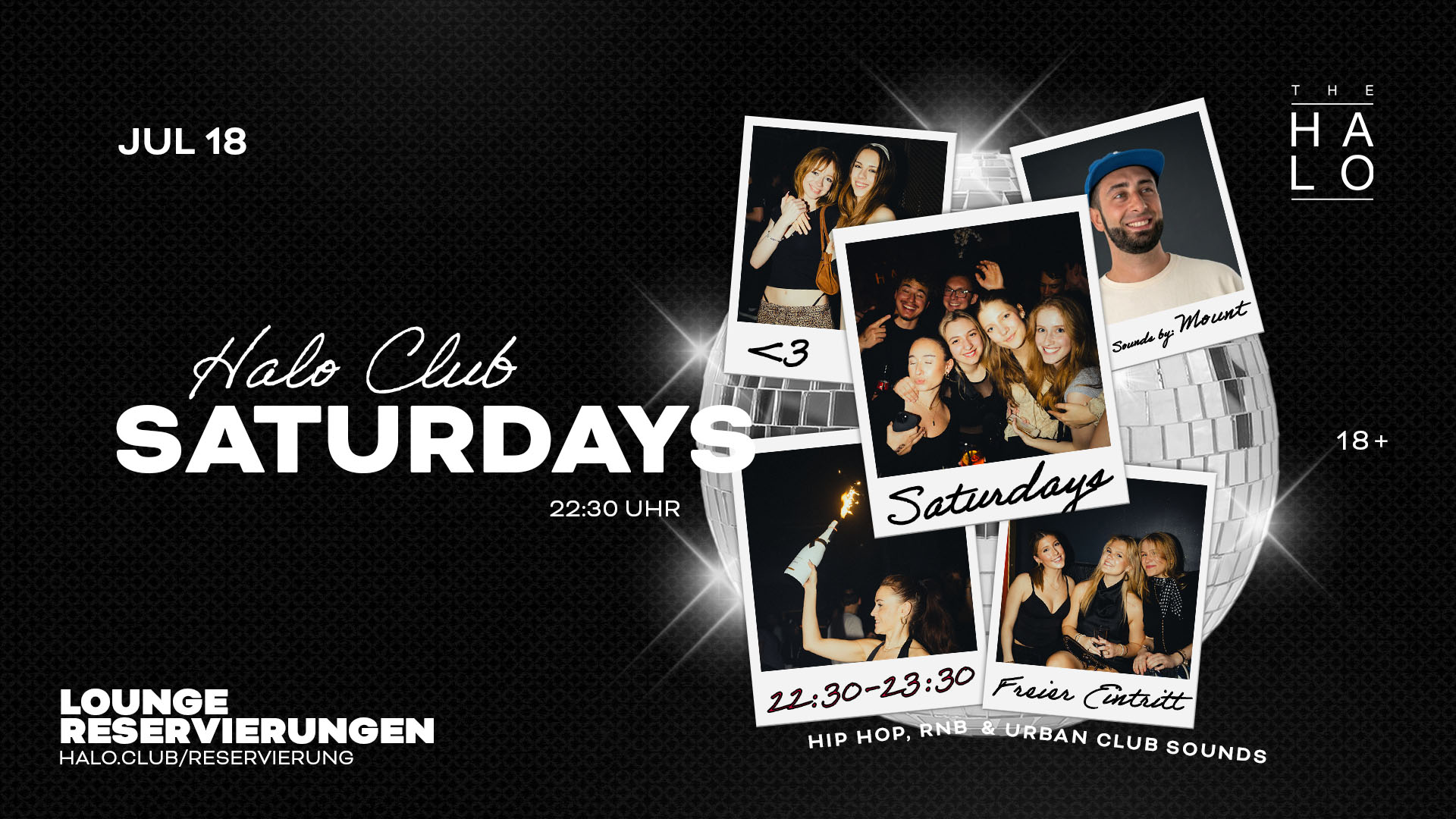 HALO CLUB Saturdays