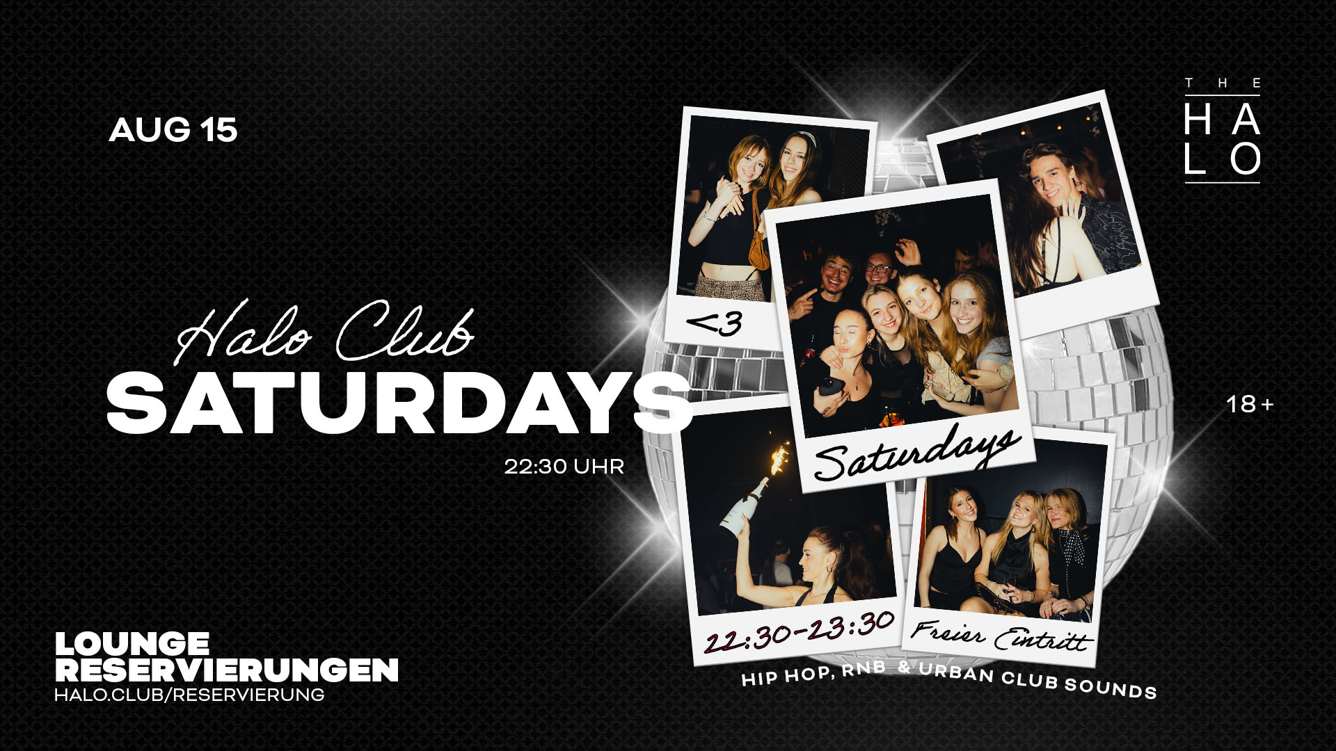 HALO CLUB Saturdays